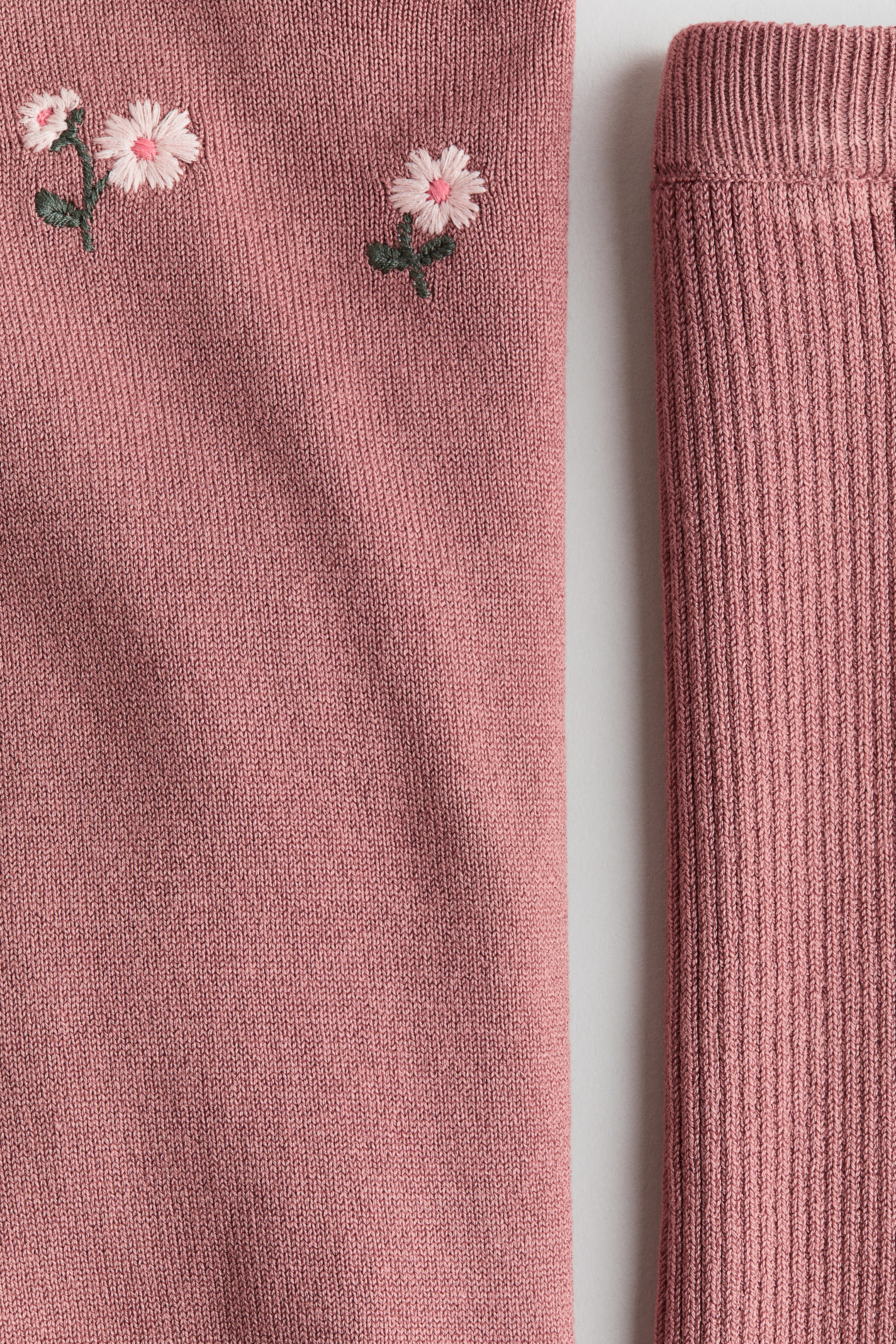 H&M 2-Piece Embroidered-Detail Knit Set — фото 3