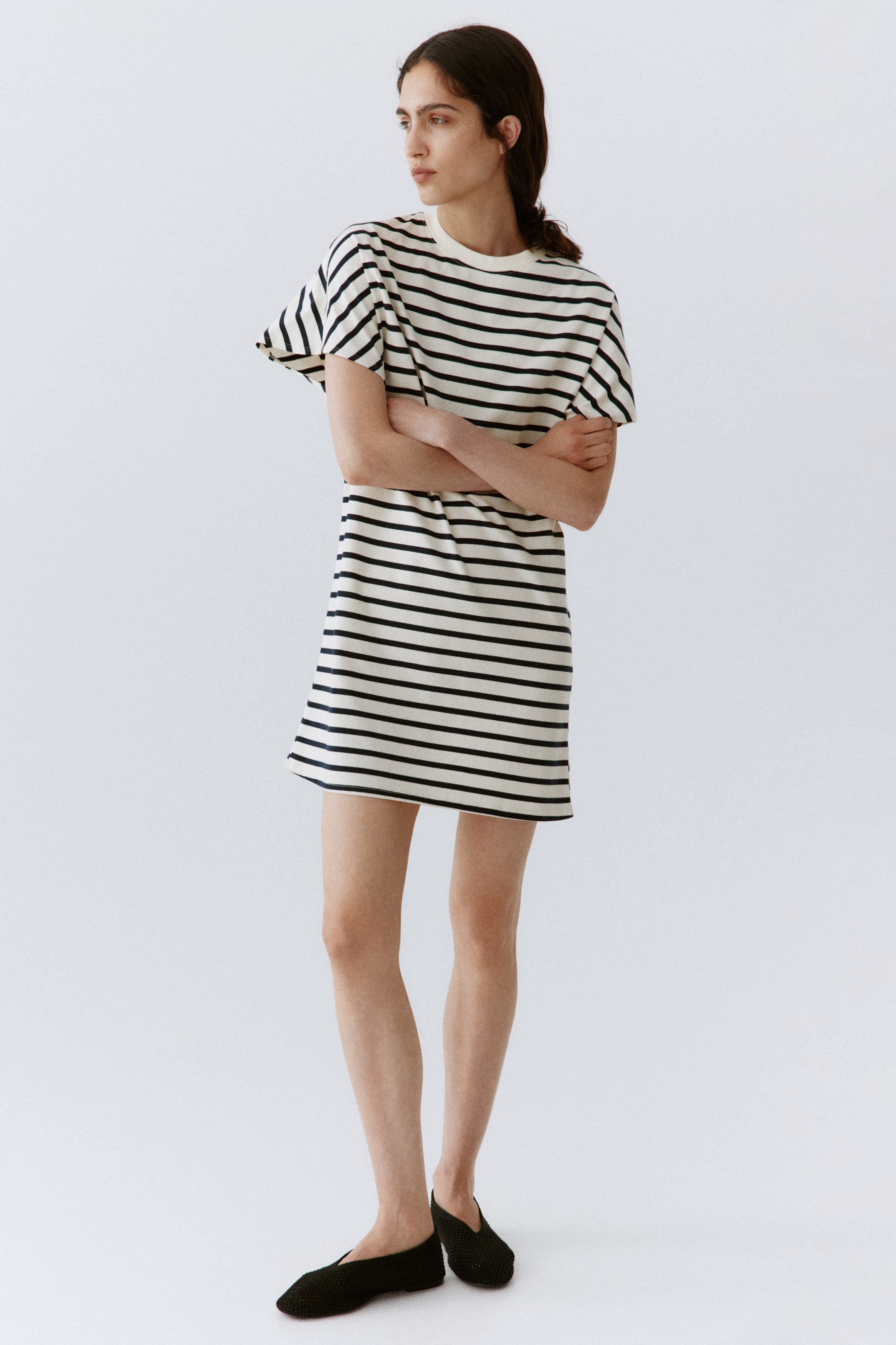 Robe T-shirt en coton