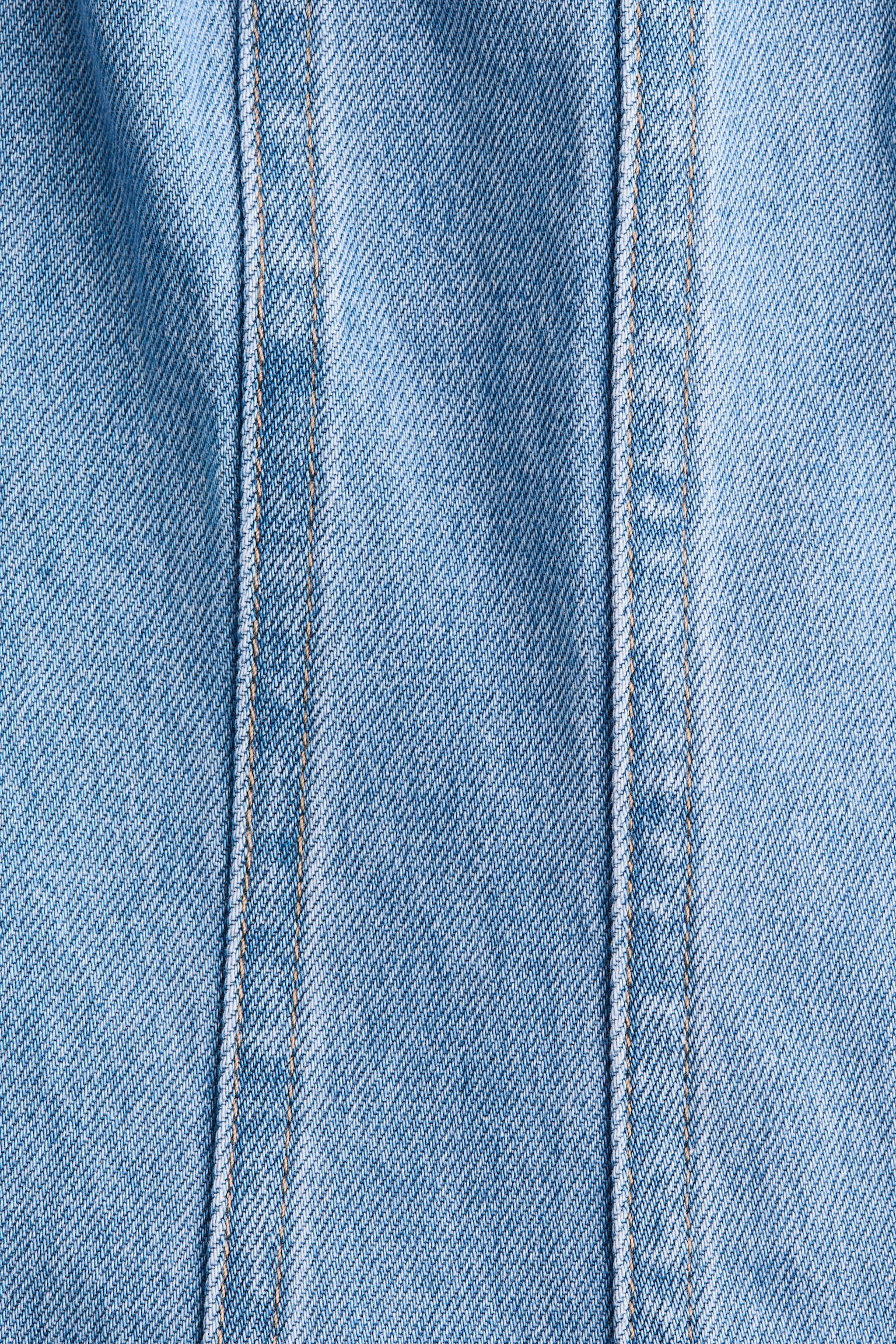 Женское платье H&M Denim Midi, цвет: Светлый джинсовый синий — фото 5