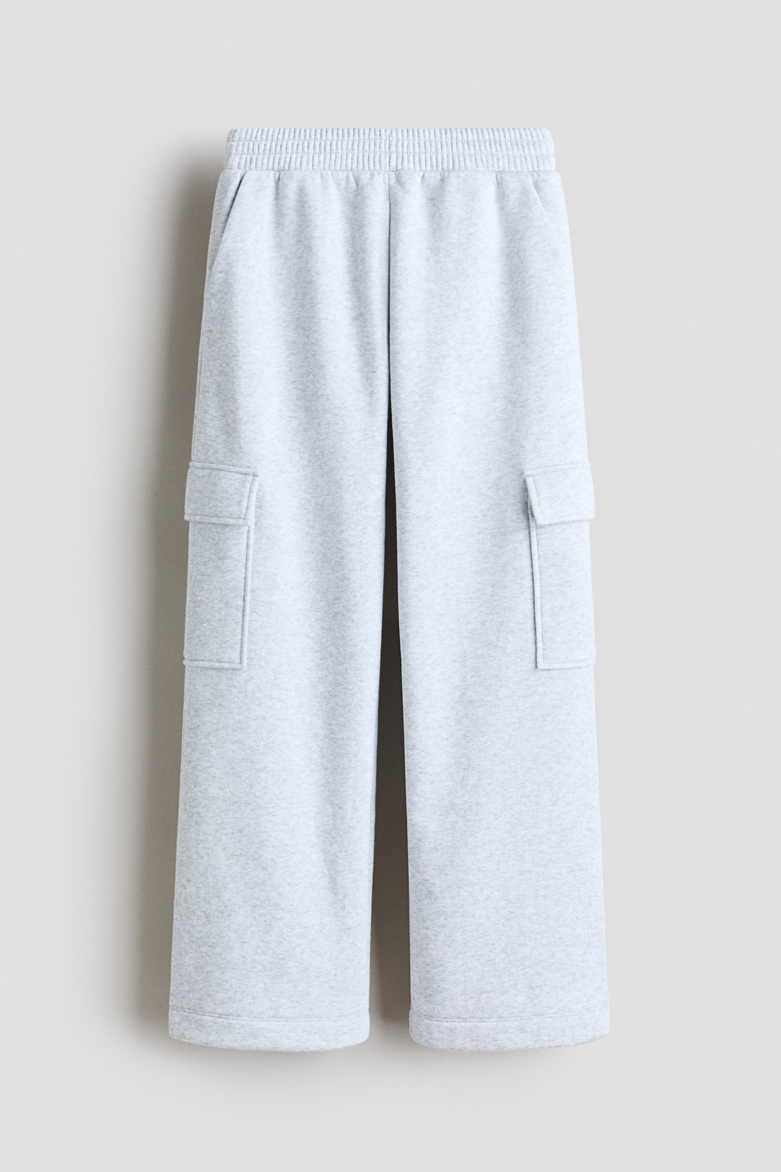 Cargo joggers - Light grey marl/Black