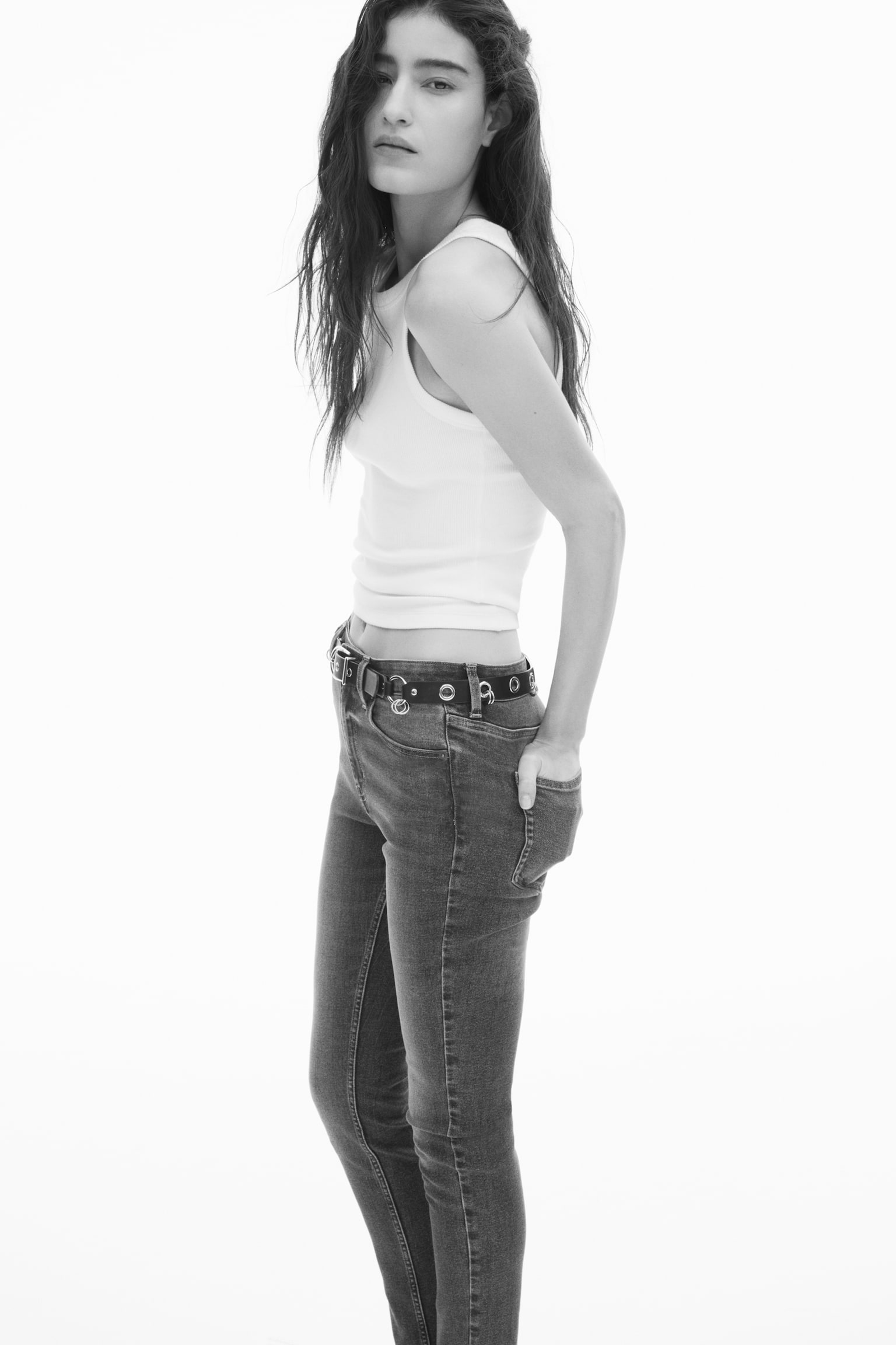 Skinny High Waist Jeans - 3