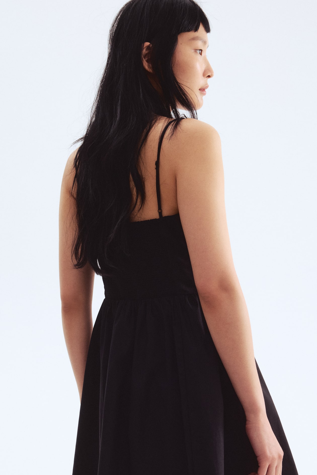 Cotton Dress with Flared Skirt - image 2