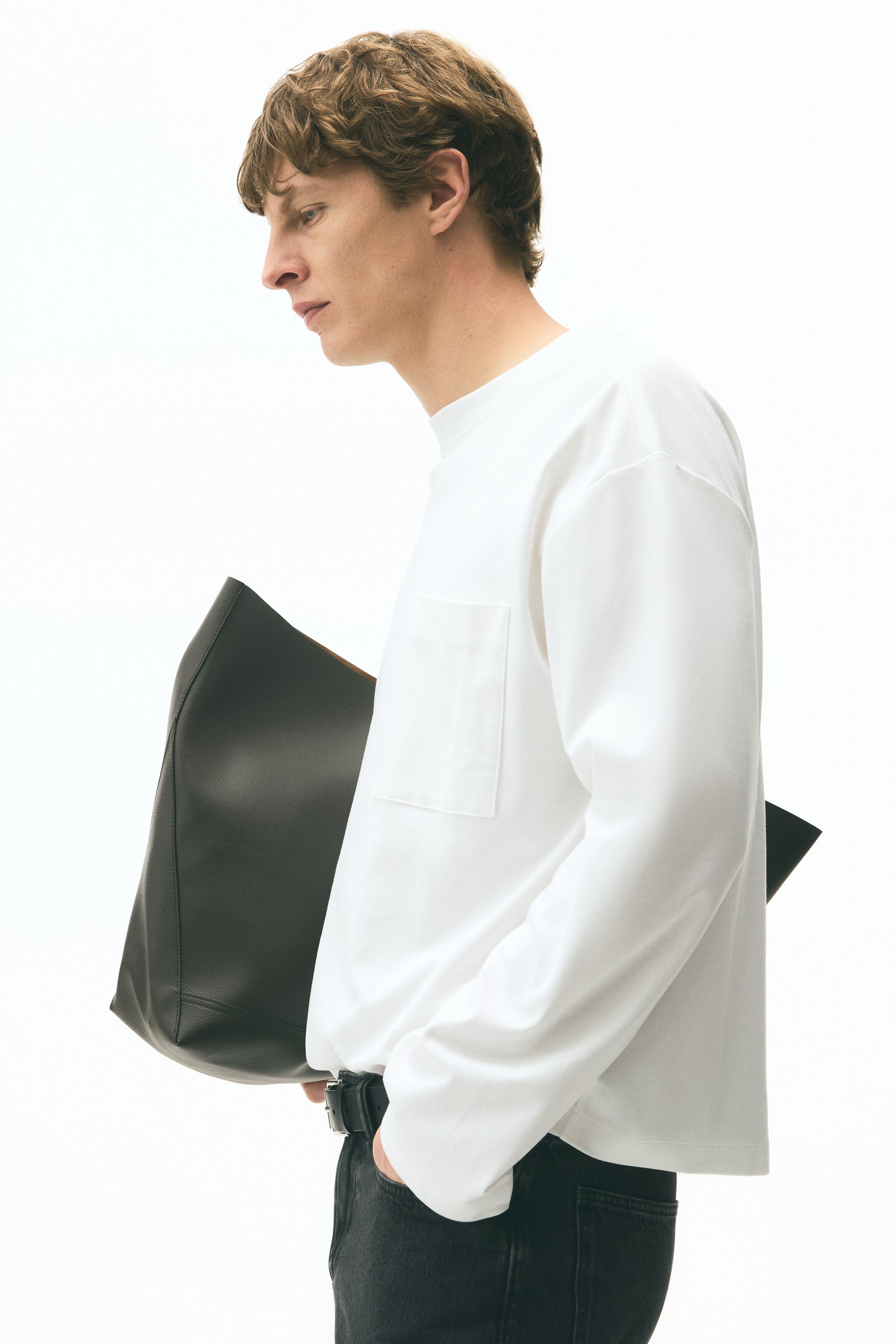 Loose Fit Long-sleeved jersey top