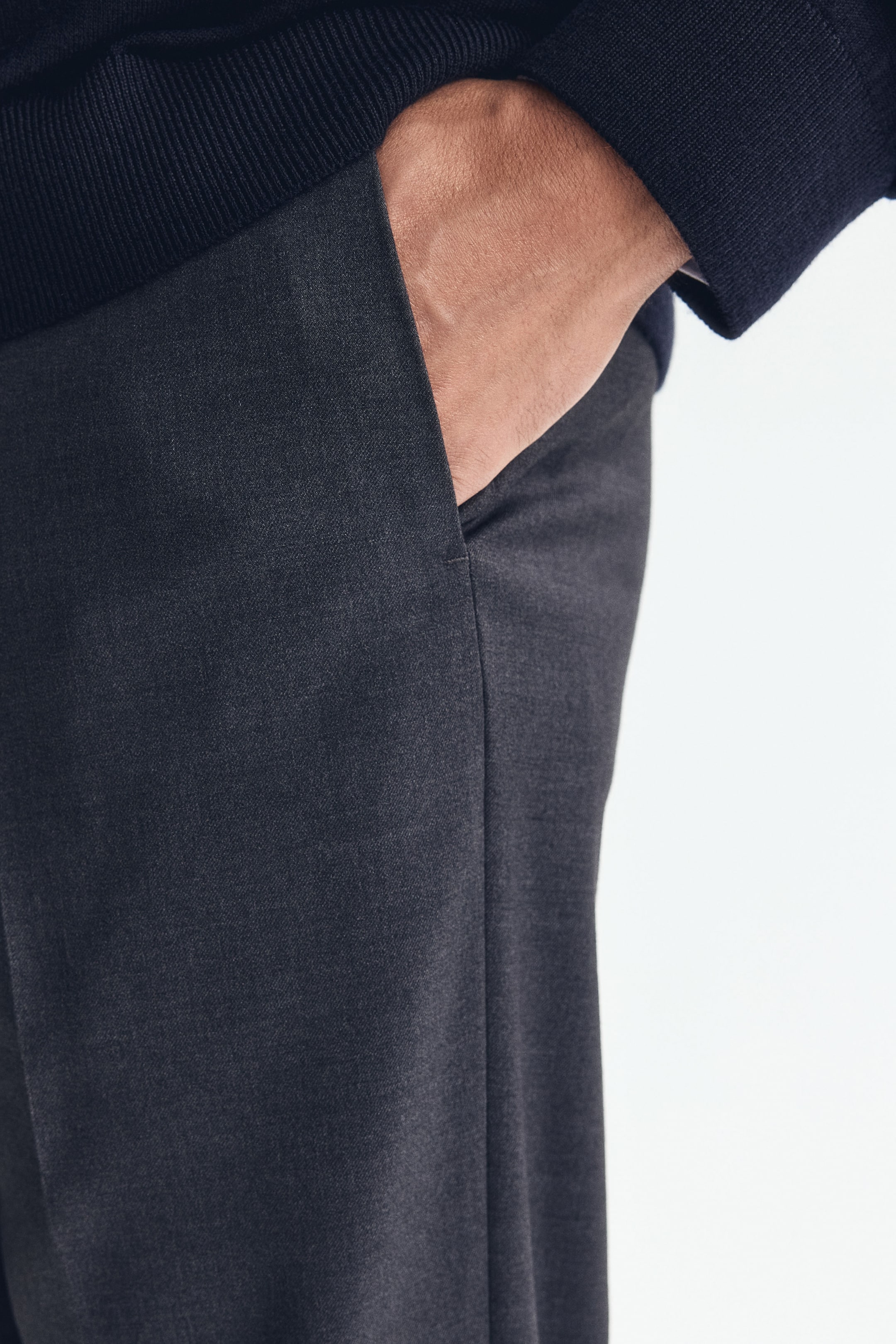 Regular-Fit Suit Pants