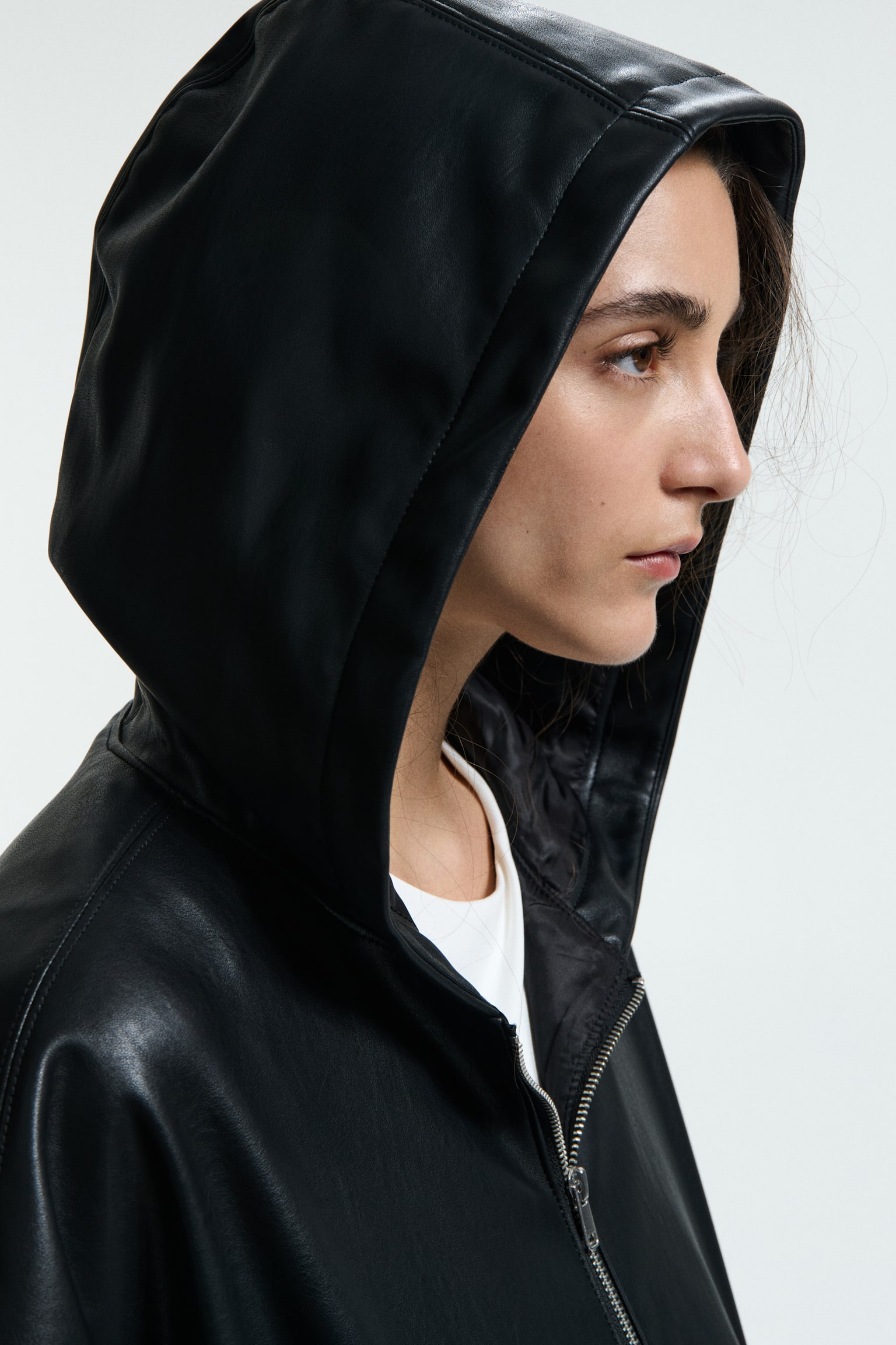 Coated jacket - Black - 3