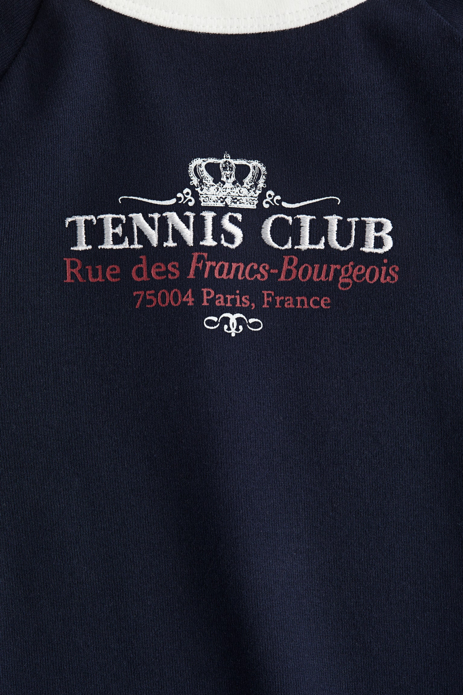 Áo thun lửng - Màu xanh tím than/Tennis Club - 3