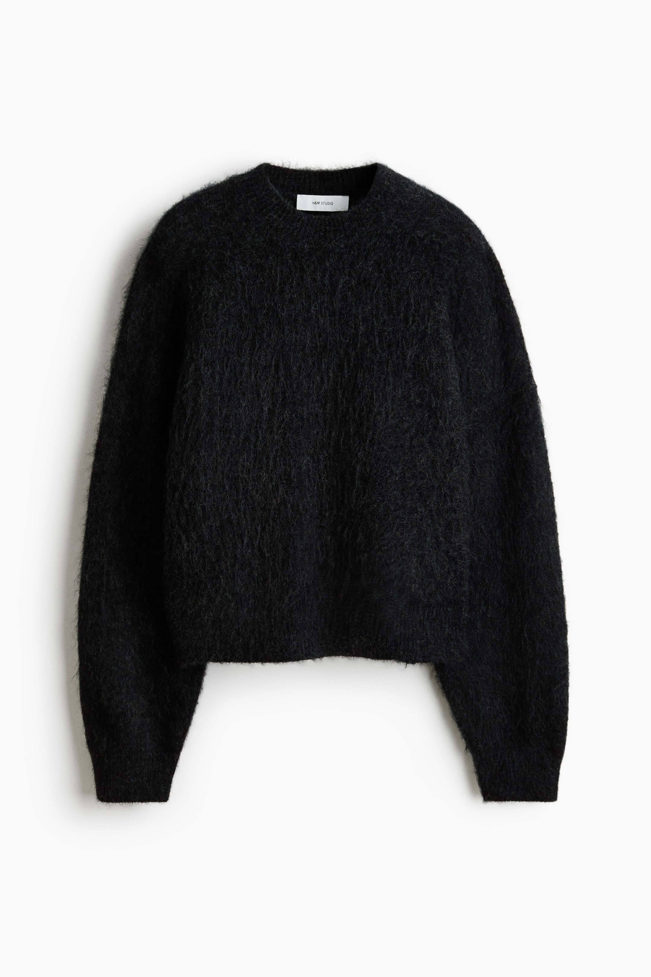 Brushed Mohair-Blend Sweater