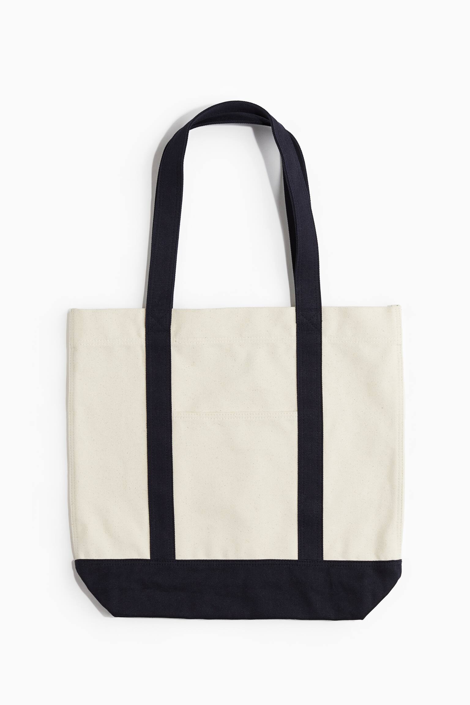 Canvas Shopper - Natural white/Black/Natural white/Natural white/Khaki green/Black - 2