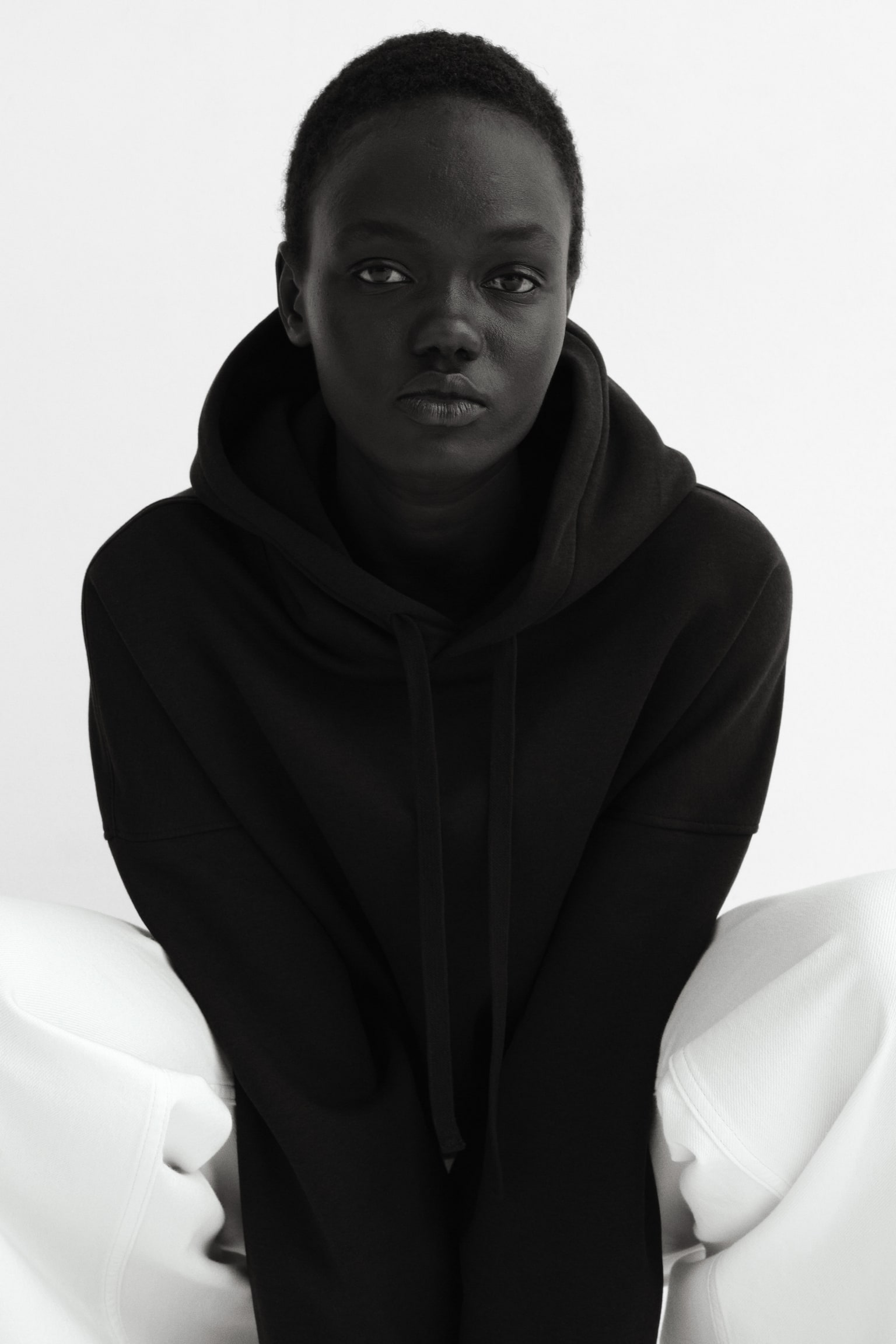 Hoodie - Navy blue/Light gray melange/Brown/Dark plum purple - 2