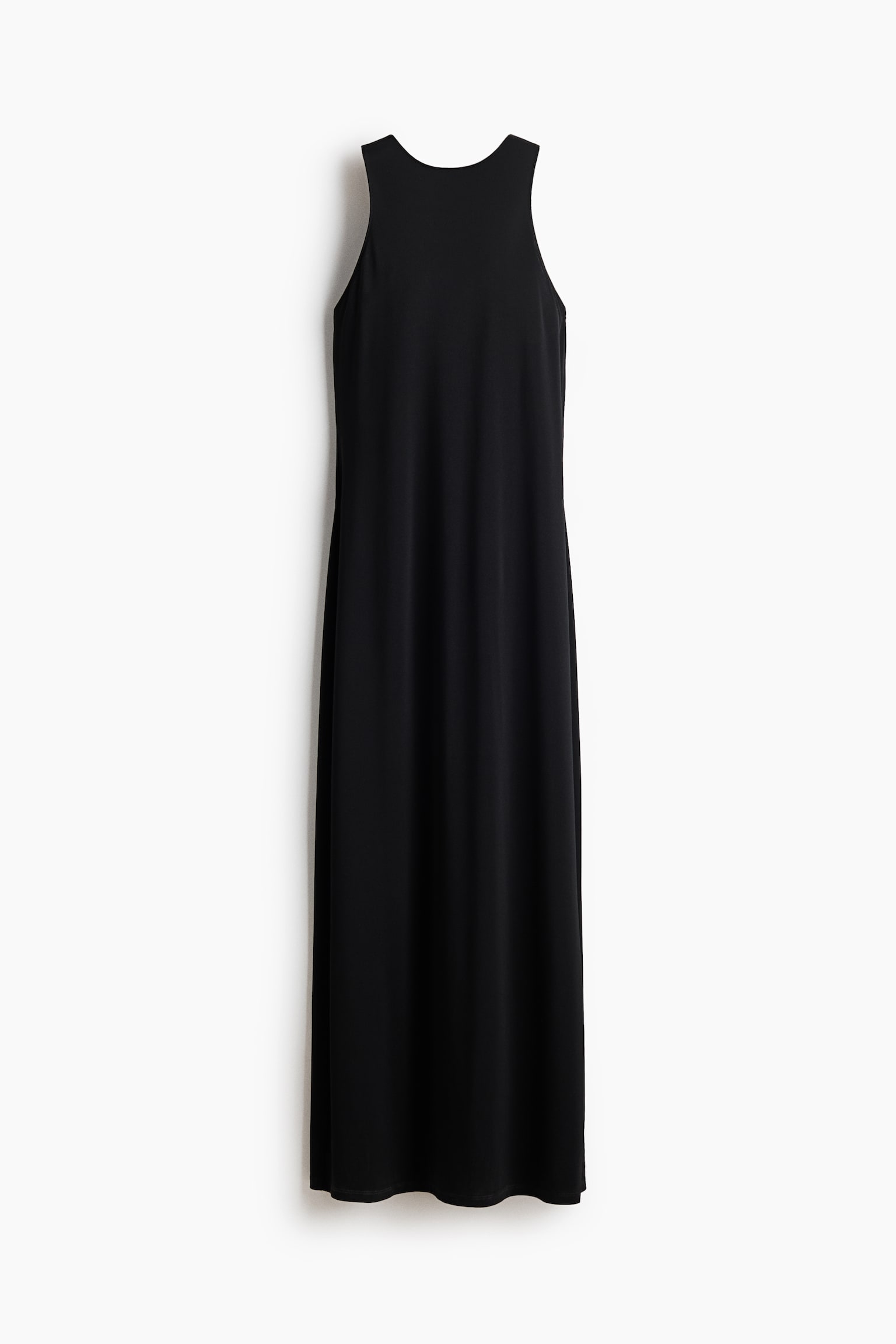 Vestido de punto sin mangas - Negro - 1