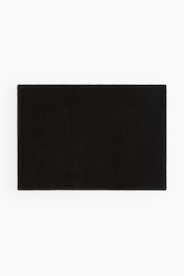 - Cotton bath mat - Black - Home All | H&M GB