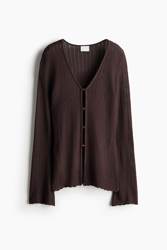 Женские топы H&M Bead-Detail Crochet-Look Top