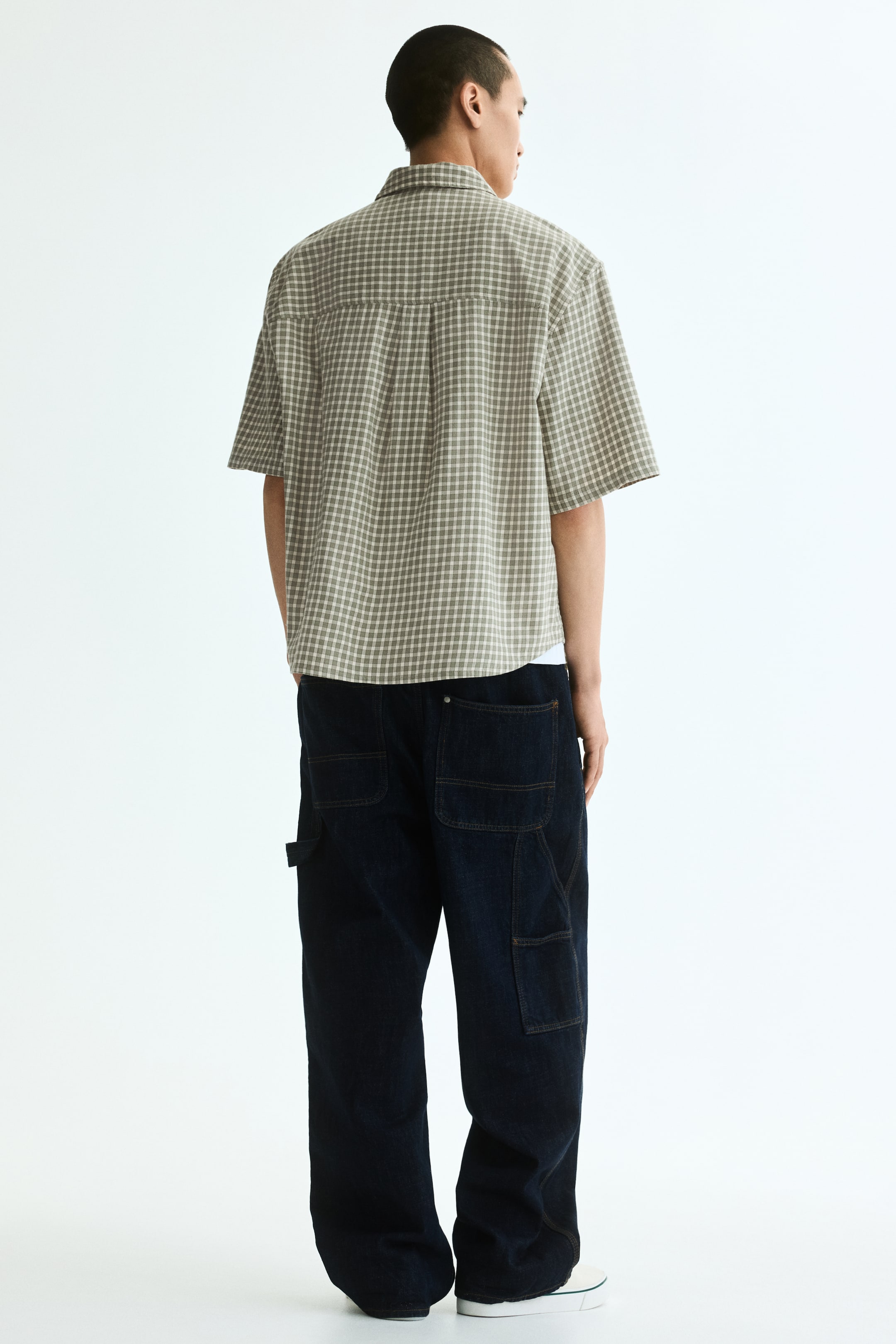 Relaxed-Fit Short-Sleeved Cotton Shirt
