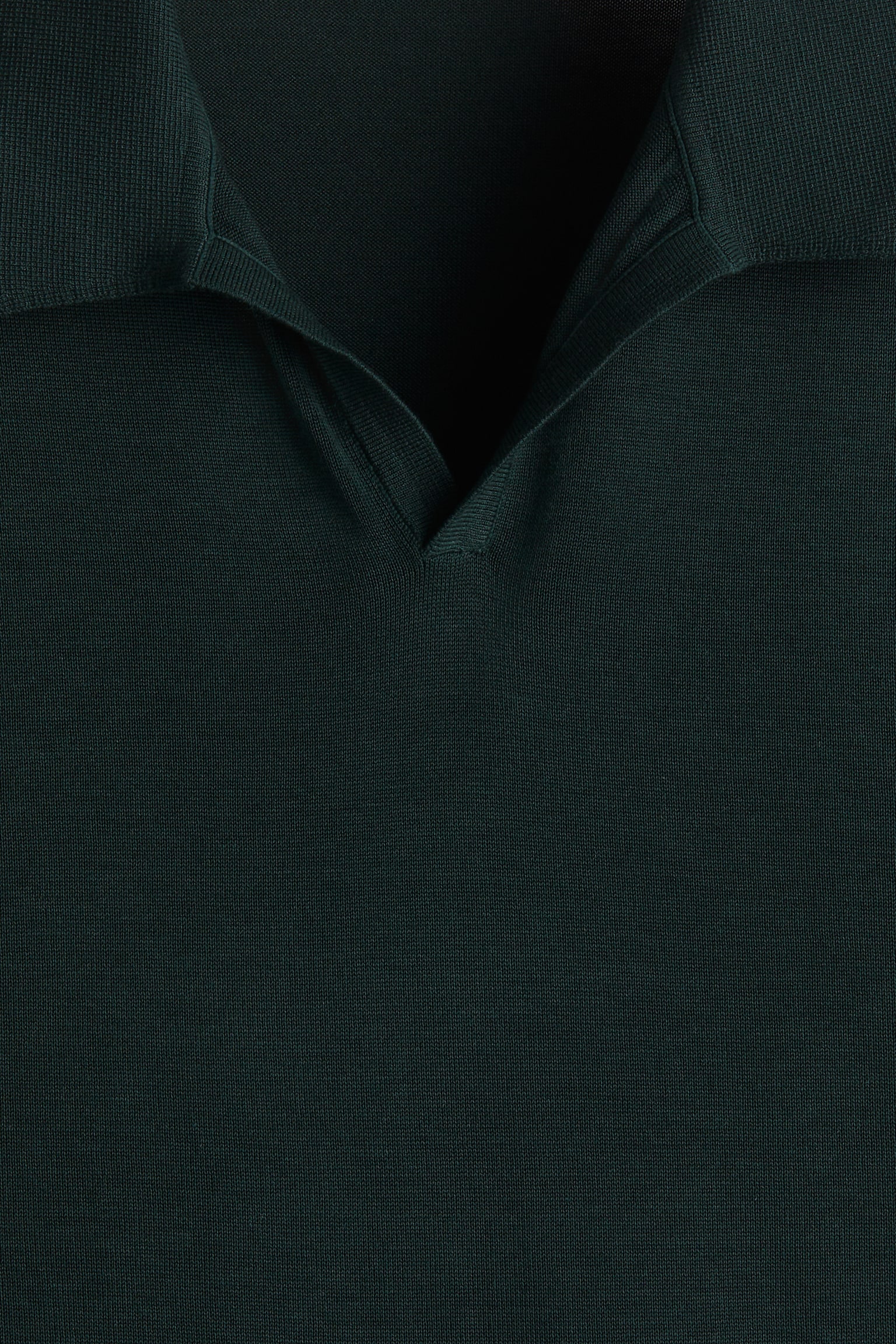 Playera polo Regular Fit con cuello en V - Verde/Beige/Dark brown - 5