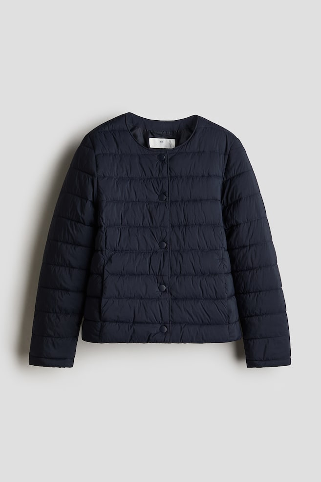 Lightly padded jacket - Navy blue - 1