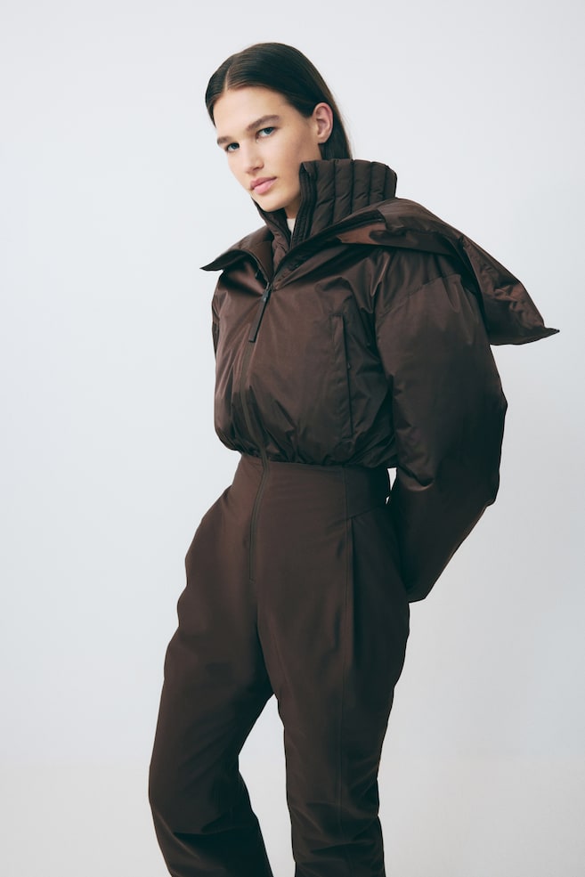 Ski suit with ThermoMove™ - Coffee bean brown/Black/Cream - 1