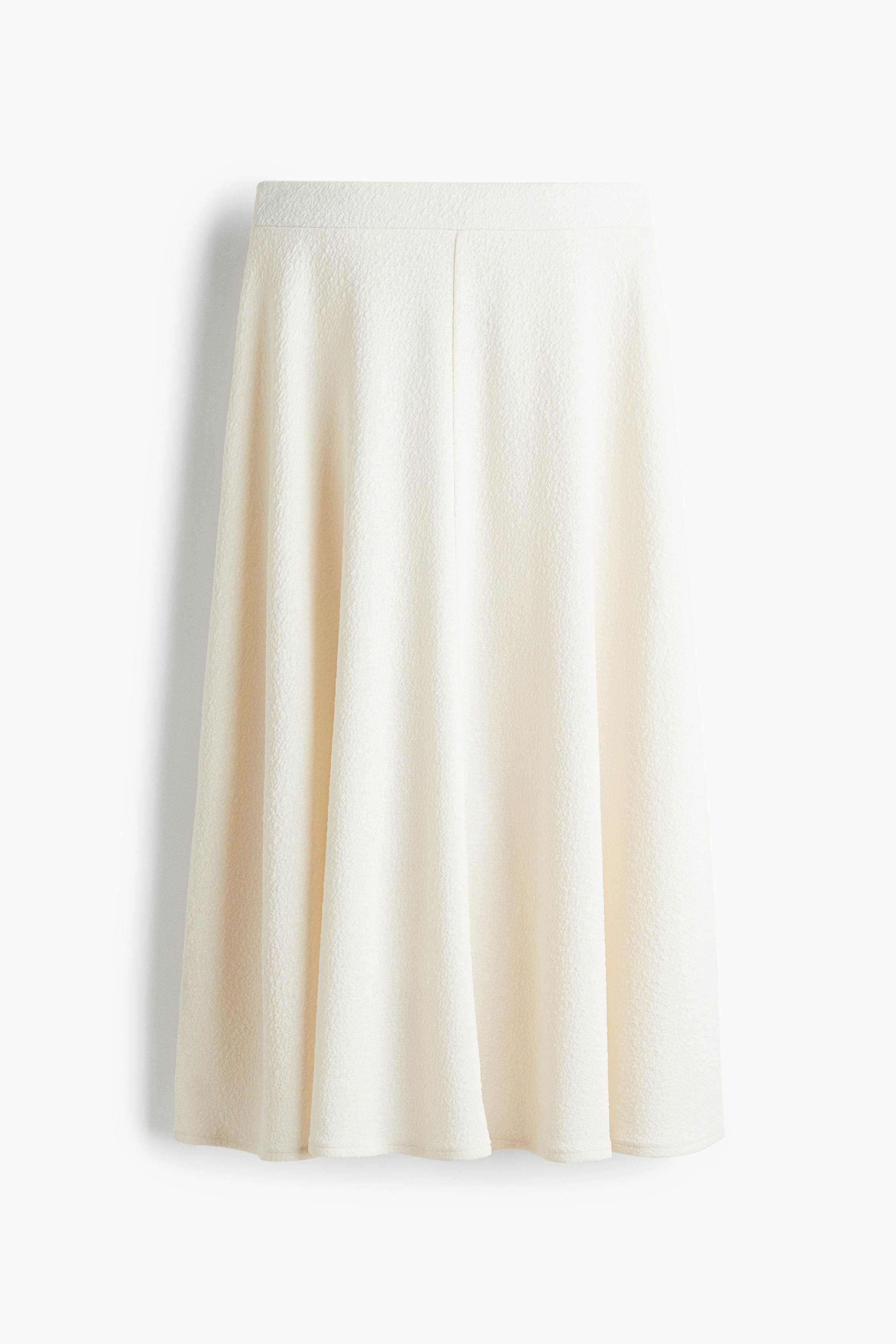 Circular midi skirt - Cream