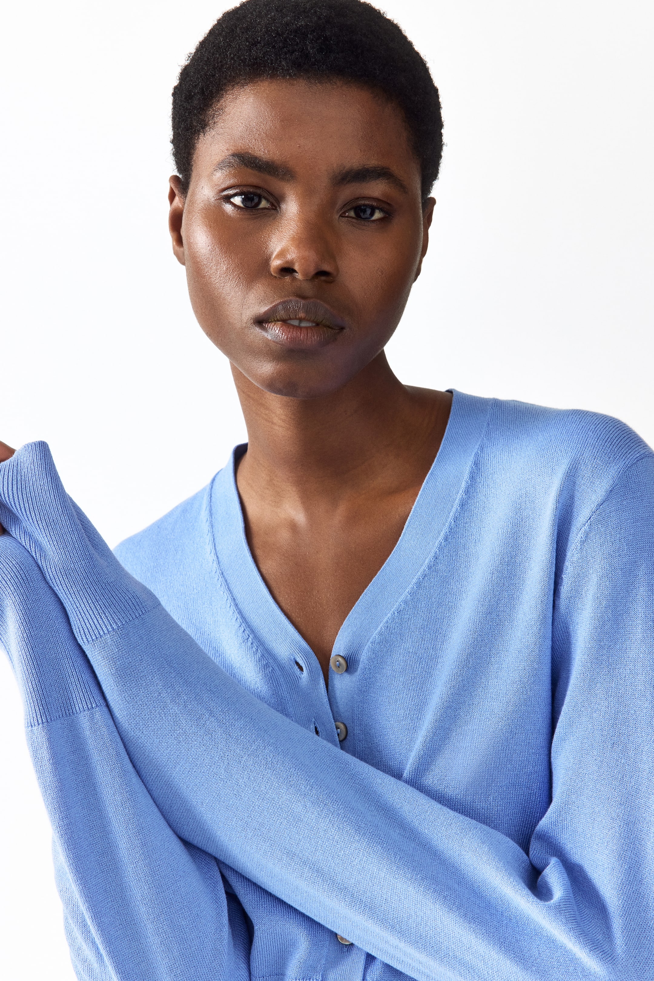 Fine-Knit Cardigan