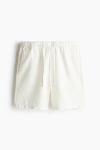リラックスフィット リネンブレンドショートパンツ