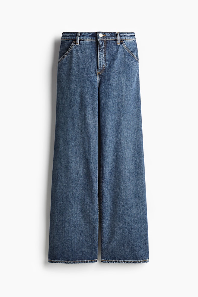 Weite Jeans - Denimblau - 1