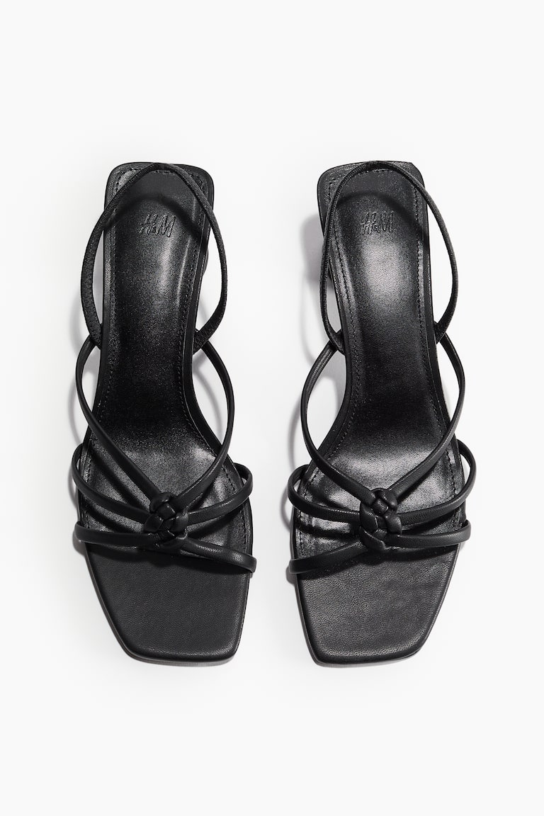 Sandalias de tacón con correas Negro Ladies H&M MX