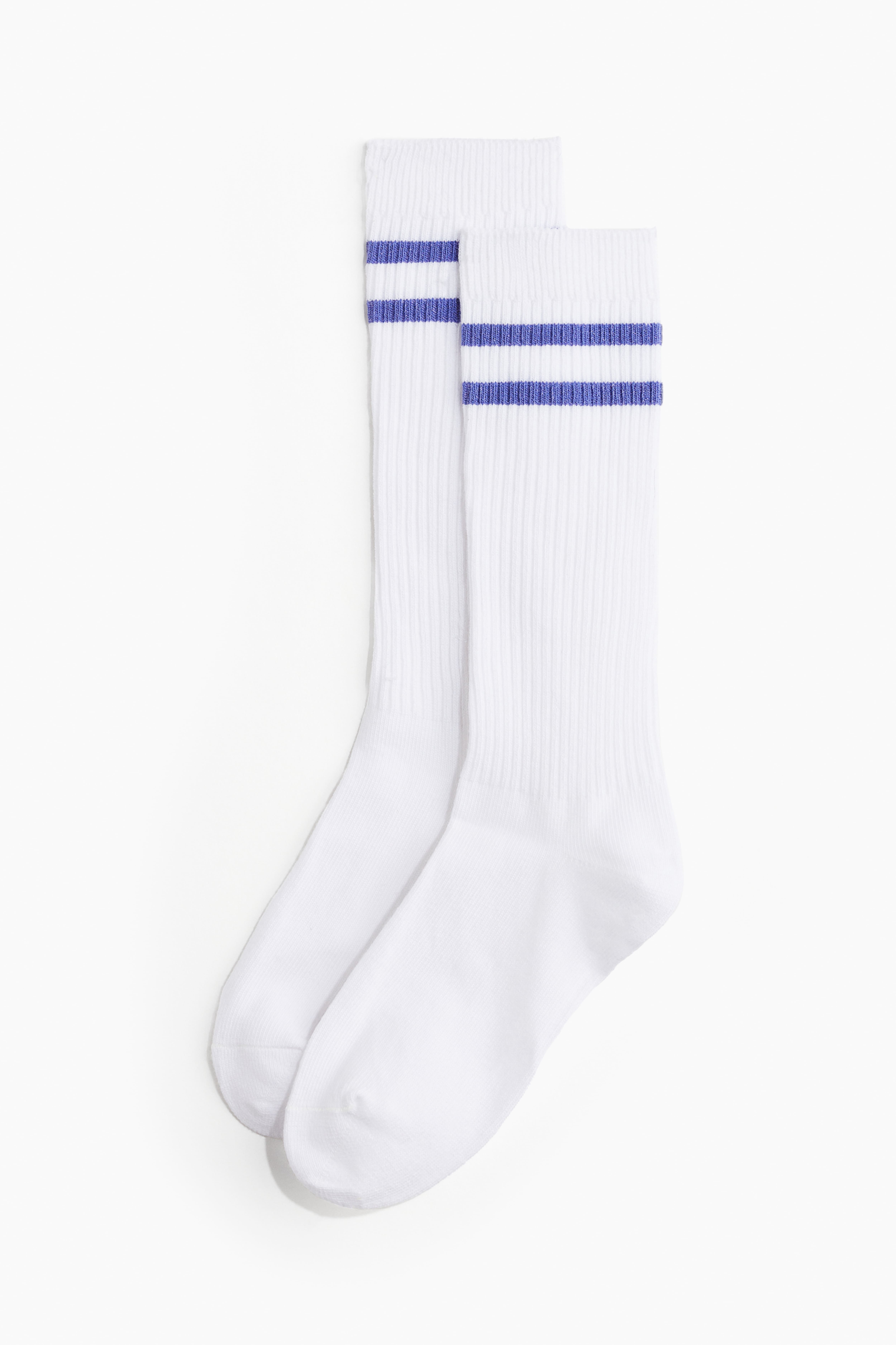 Lot De 3 Paires De Chaussettes De Sport Montantes - Blanc/bleu - ENFANT ...