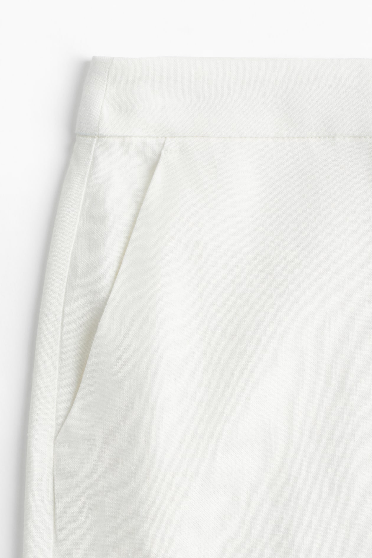 Wide-Leg Linen-Blend Pants - image 5