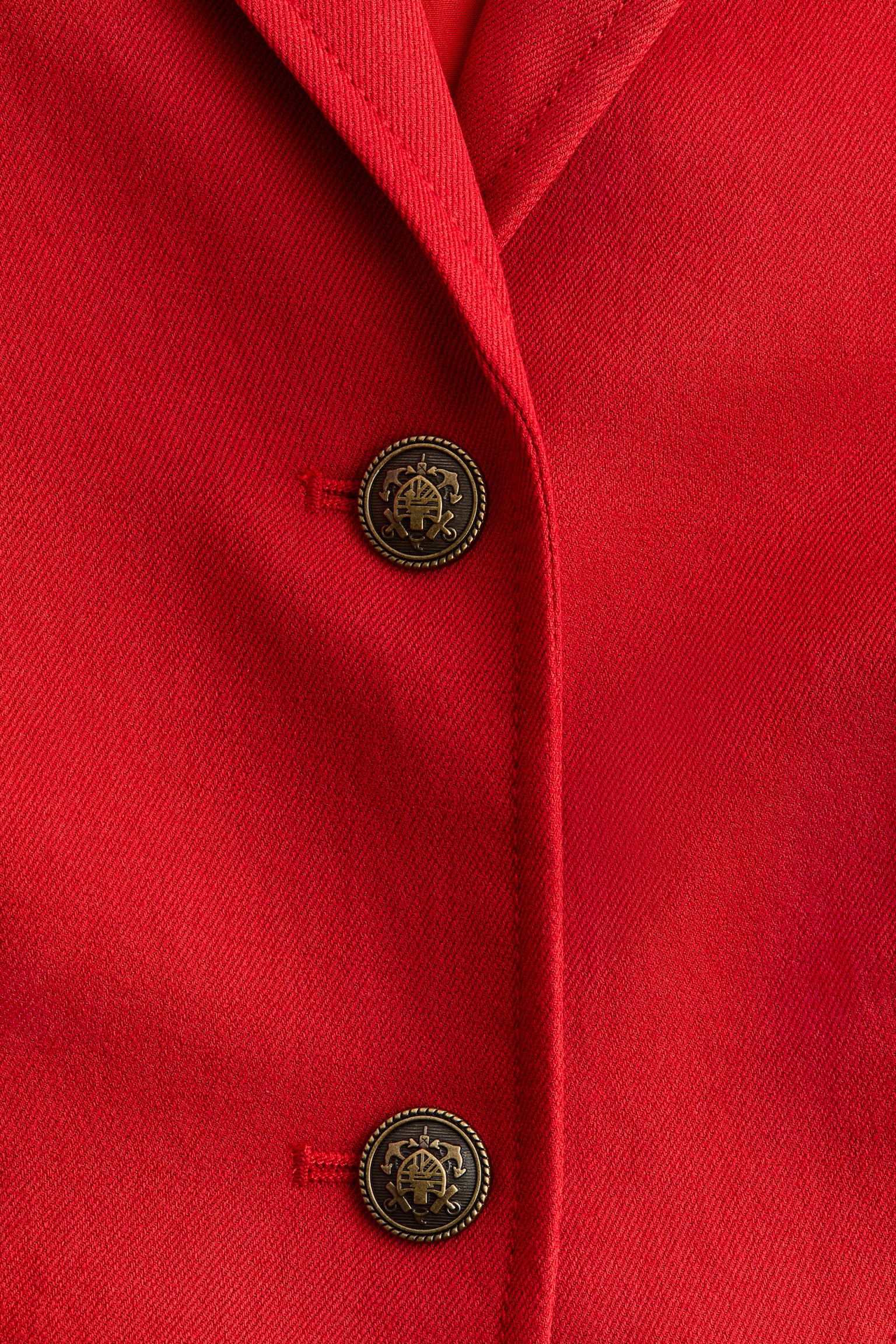 Sacou cu un rând de nasturi - Red - 6