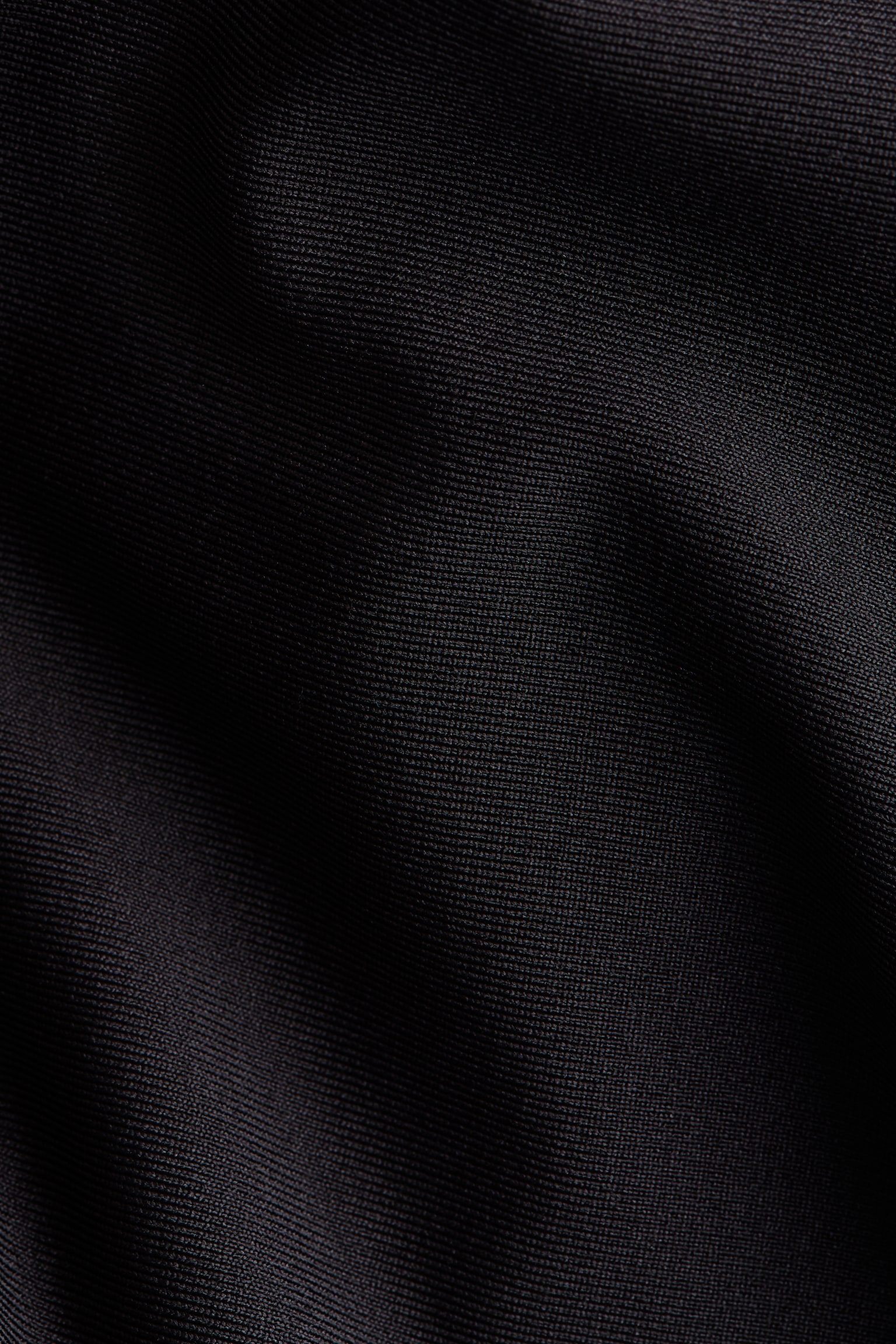 Robe en jersey avec détail à nouer - Noir/Brun rouille - 3