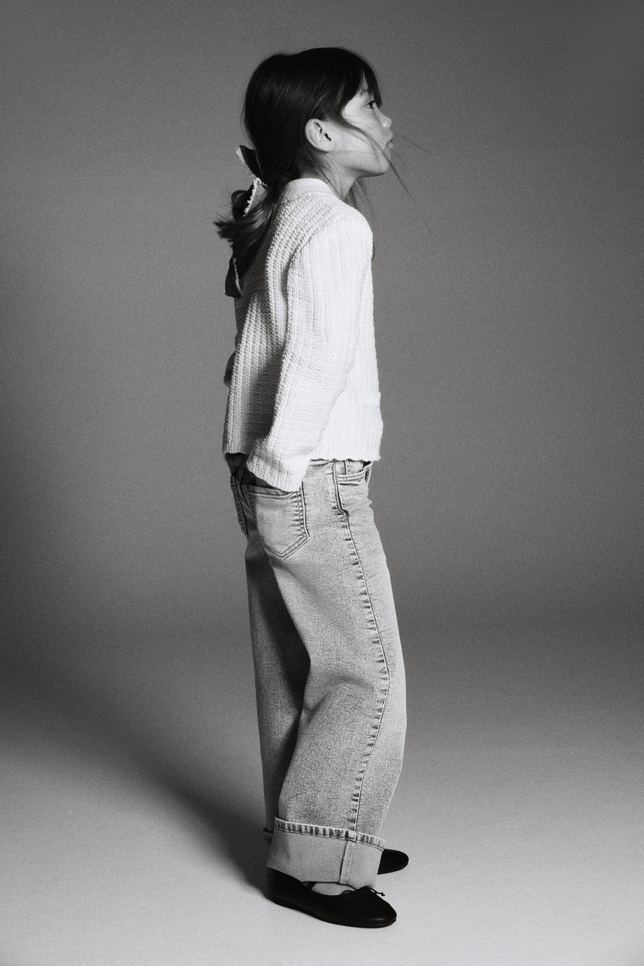 View larger image: Superstretch Wide Leg Jeans - Light denim blue - Kids | H&M CA 2