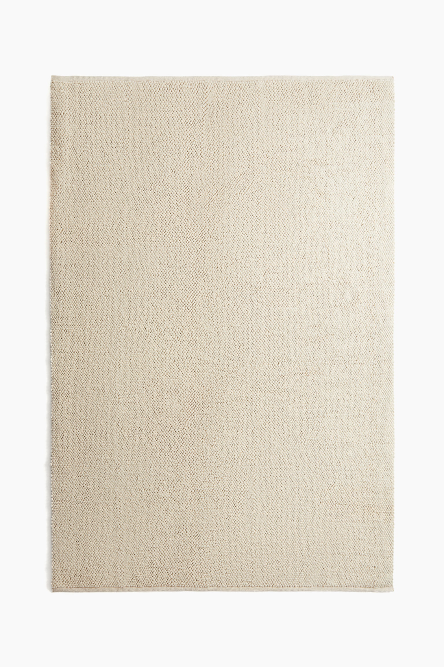 Textured-weave wool-blend rug - Light beige/Light beige - 1