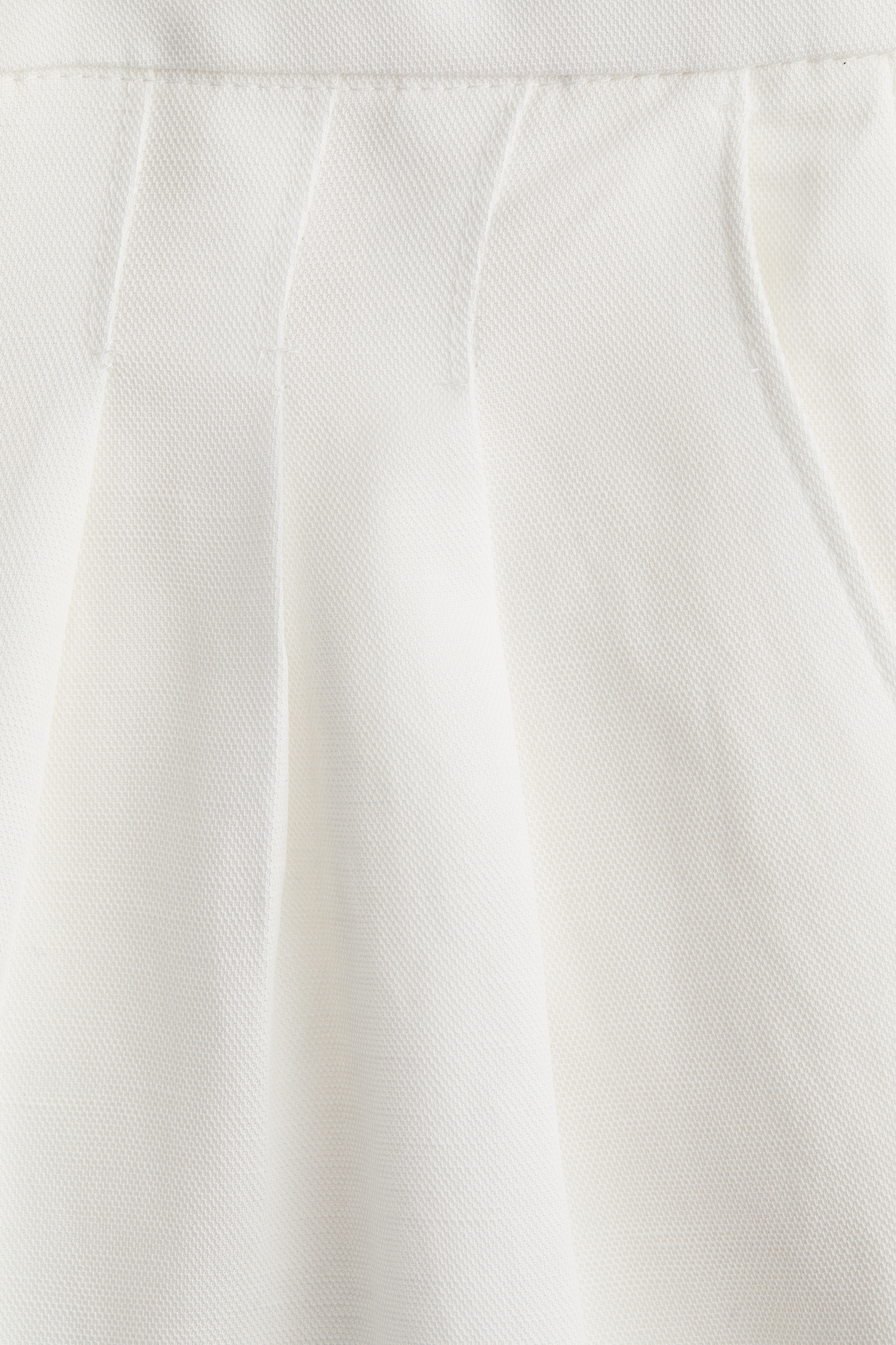Wide linen-blend trousers