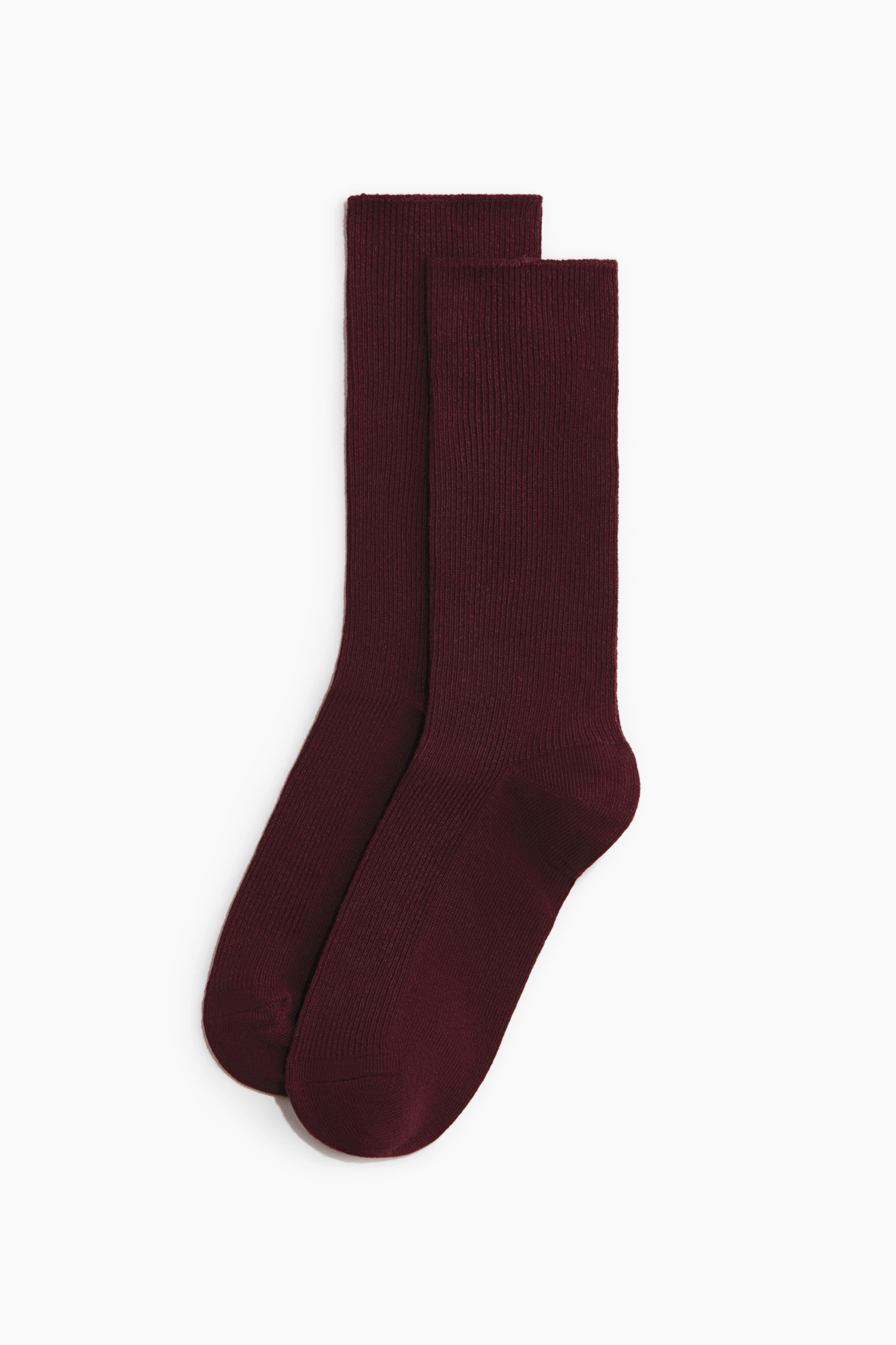 Lot de 3 paires chaussettes côtelées