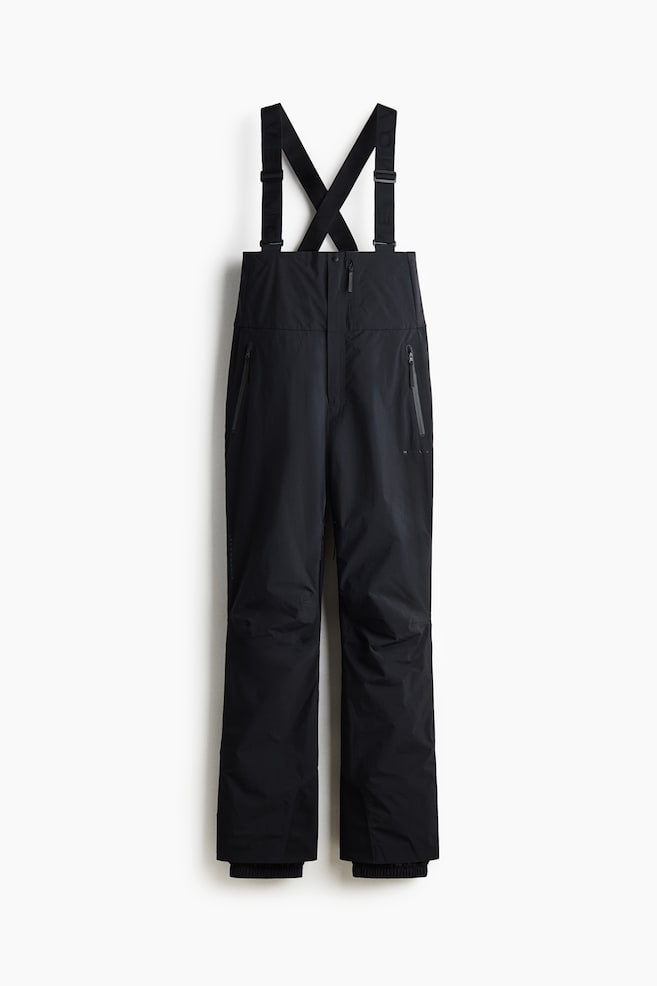 Skihose mit ThermoMove™ - Schwarz/Mattes Weinrot - 1