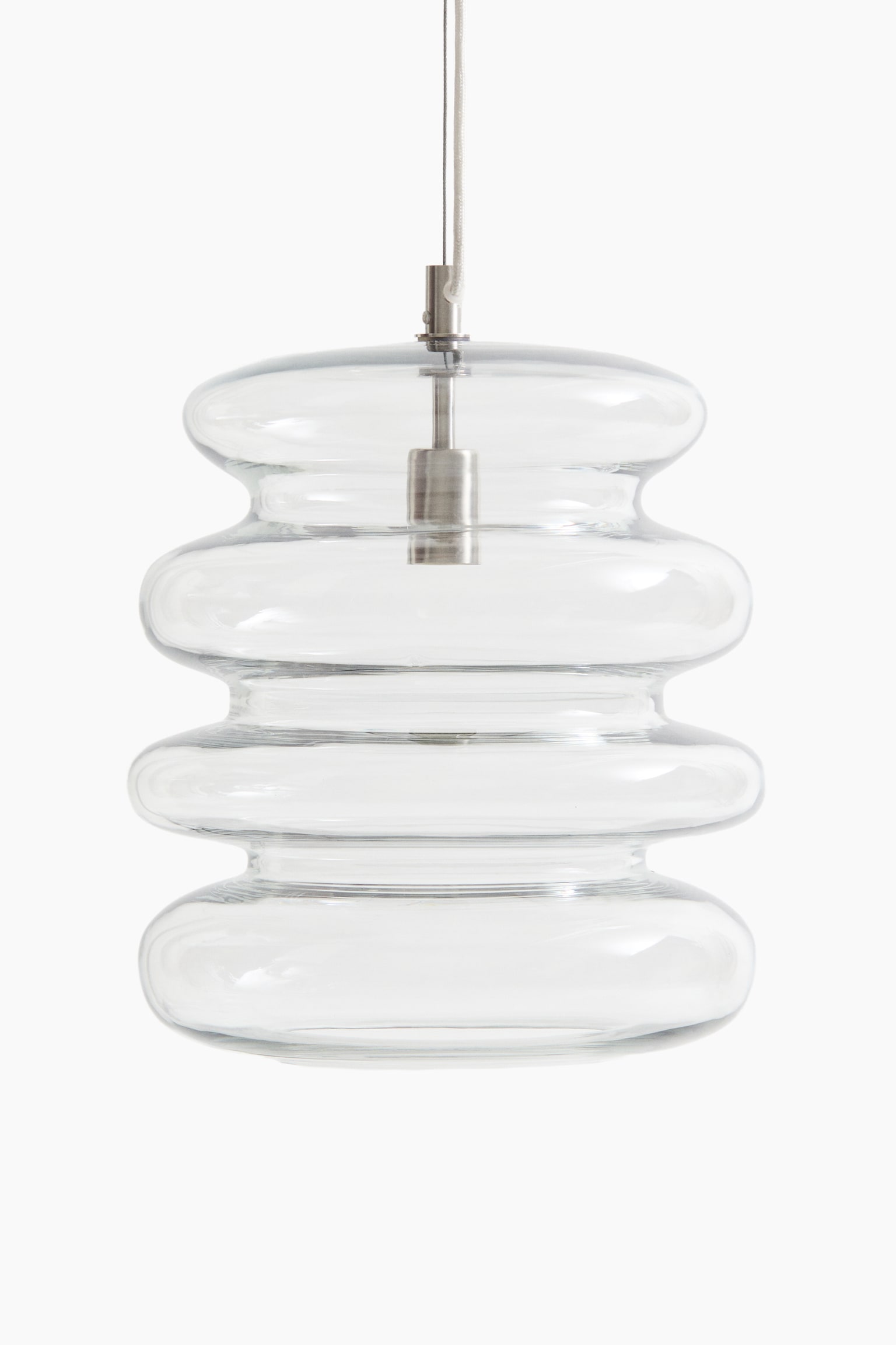 Závěsná skleněná lampa - Průhledná - 1