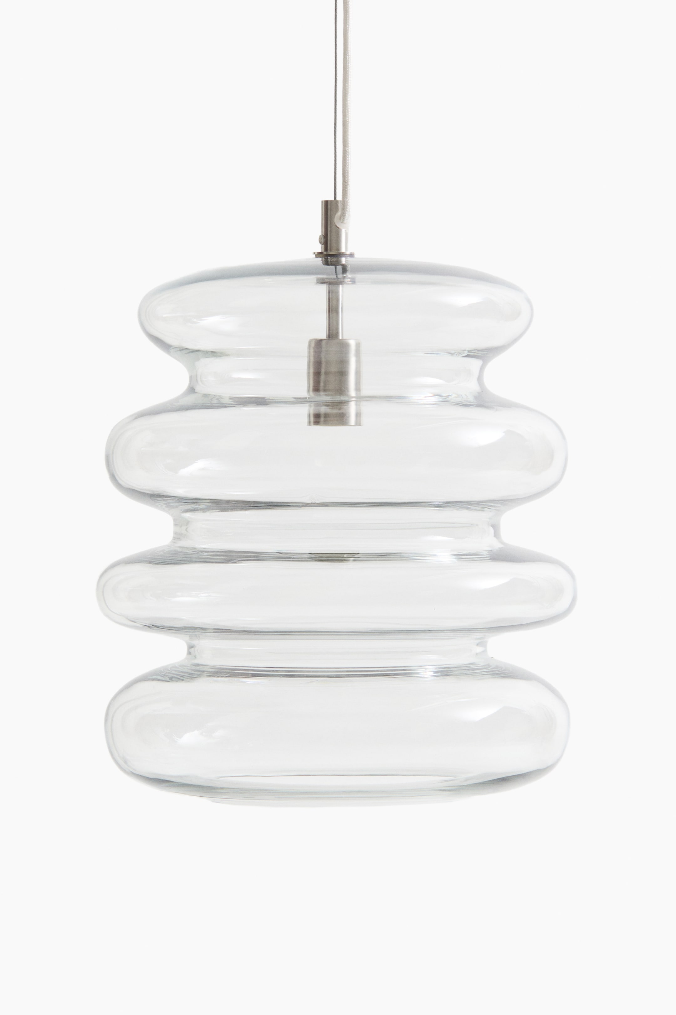 Zobrazit větší obrázek: Závěsná skleněná lampa - Průhledná - HOME | H&M CZ 2