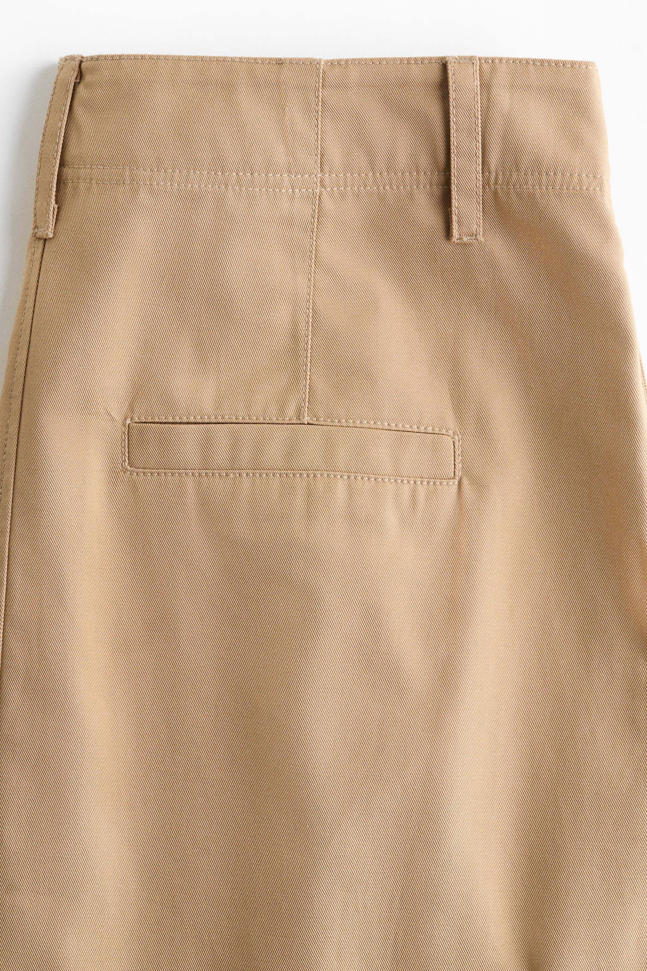 View larger image: Cotton twill skirt - Beige - Ladies | H&M IN 6