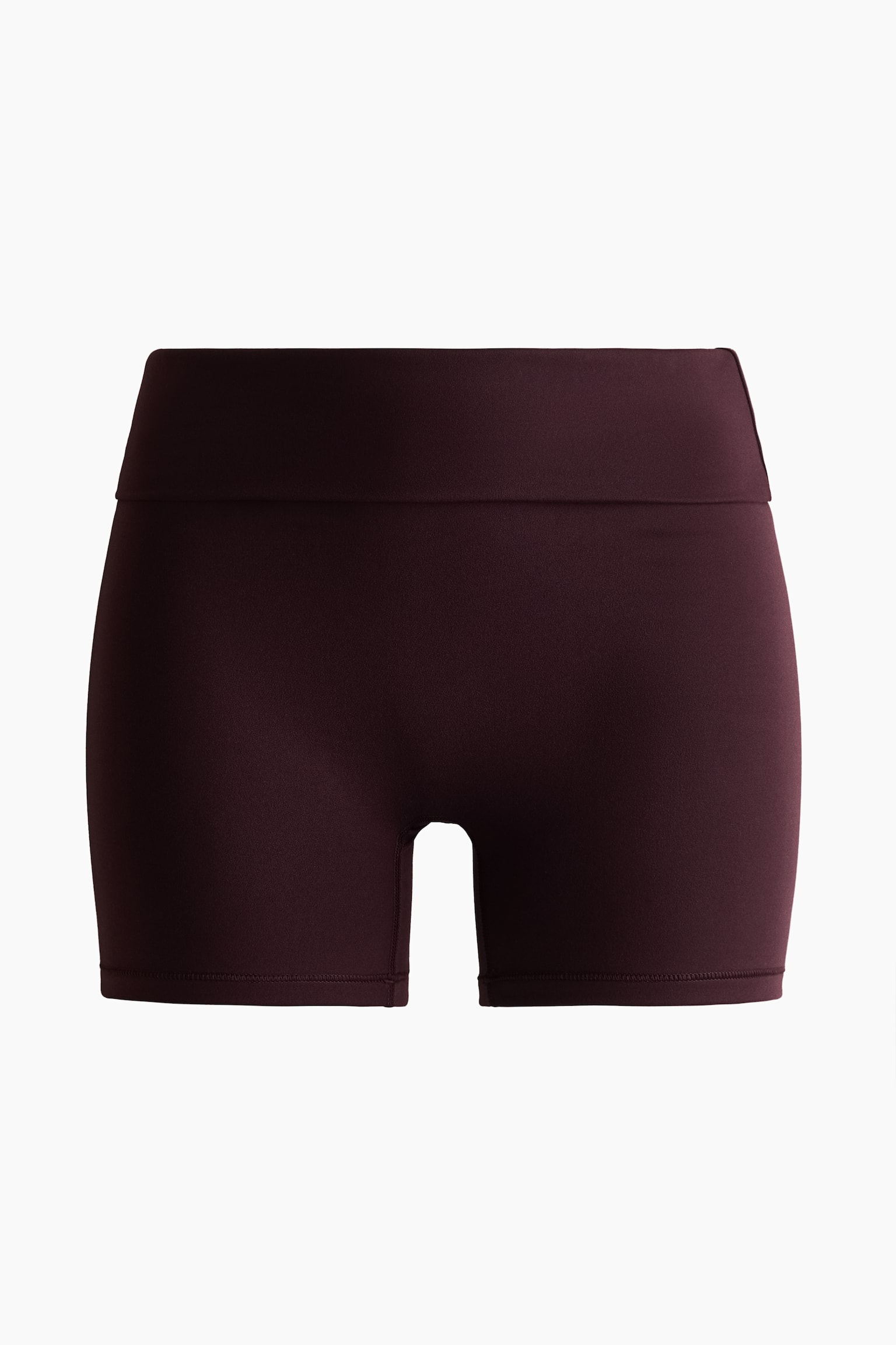 Sports biker shorts with SoftMove™ - Chocolate plum/Black/Sky blue - 1