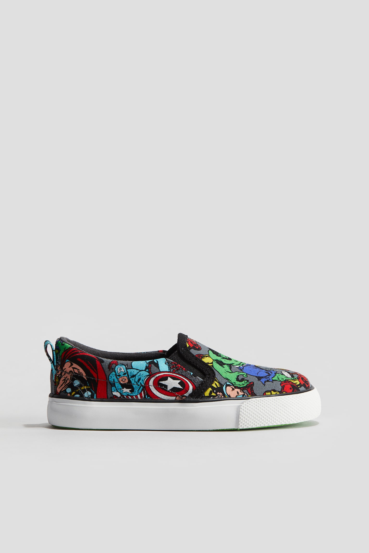 Printed slip-on trainers - Dark grey/Marvel Comics - 4