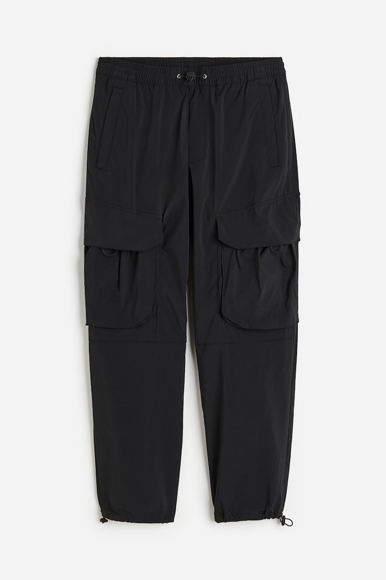 Relaxed Fit Nylon cargo trousers