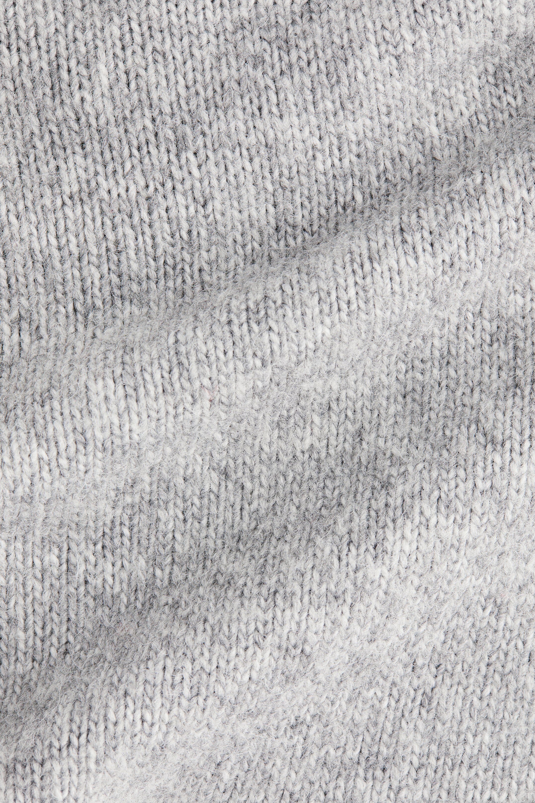View larger image: Jacquard-knit polo-neck jumper - Light grey marl/Les Alpes - Ladies | H&M GB 6