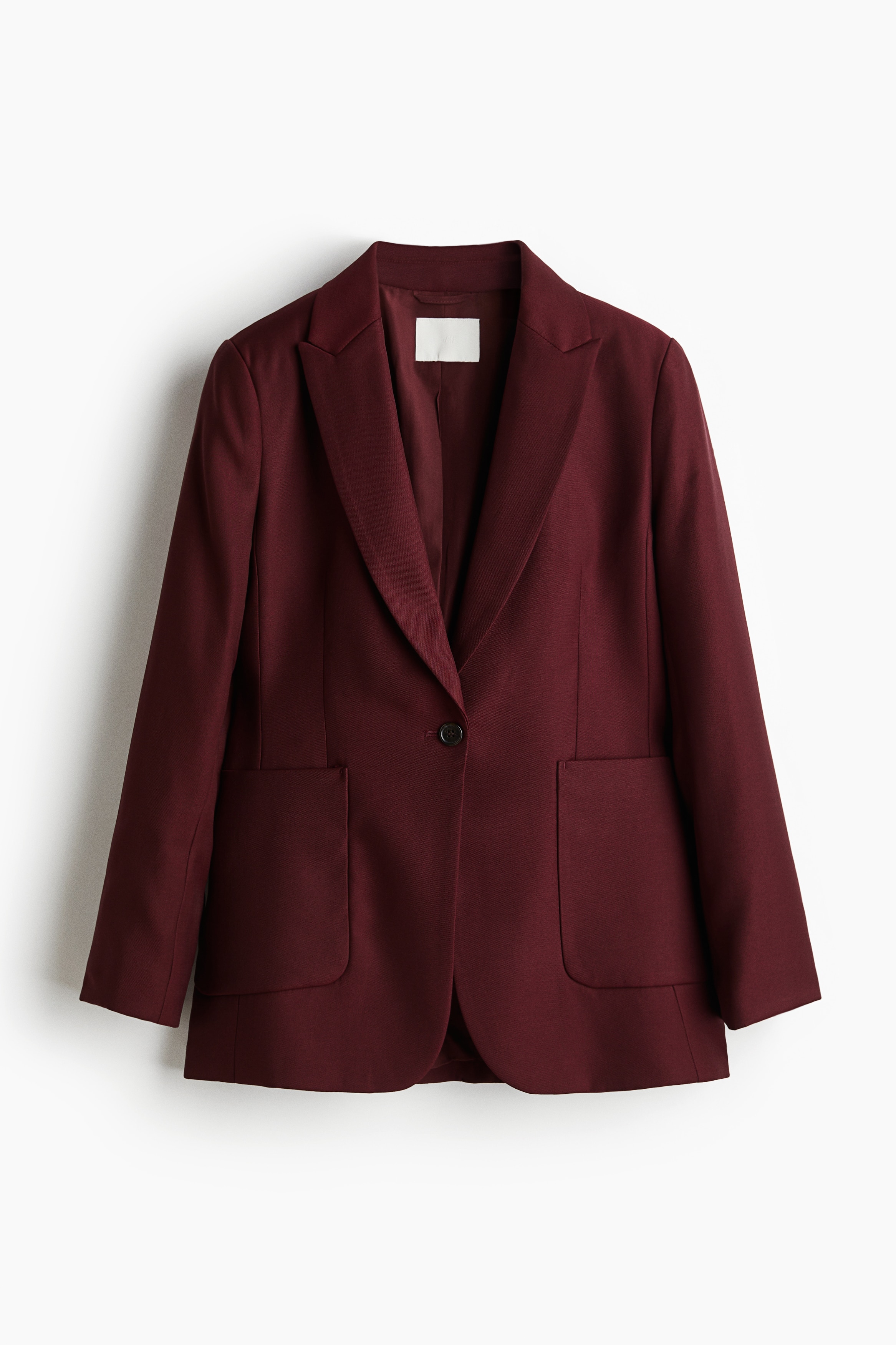 H & M - Taillierter Blazer - Rot - Damen