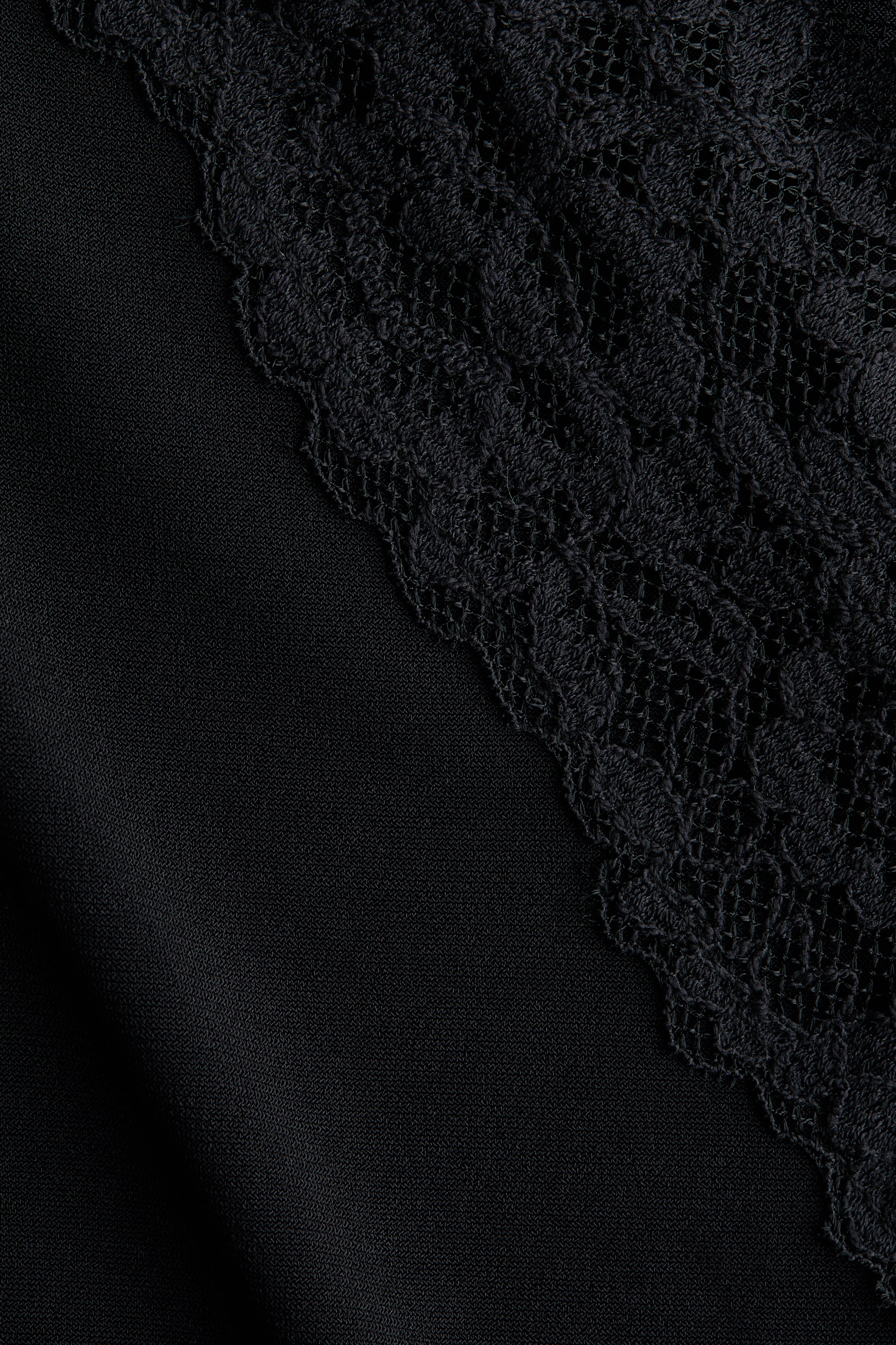 Zobacz większy obraz: Top z koronką - Black - ONA | H&M PL 2