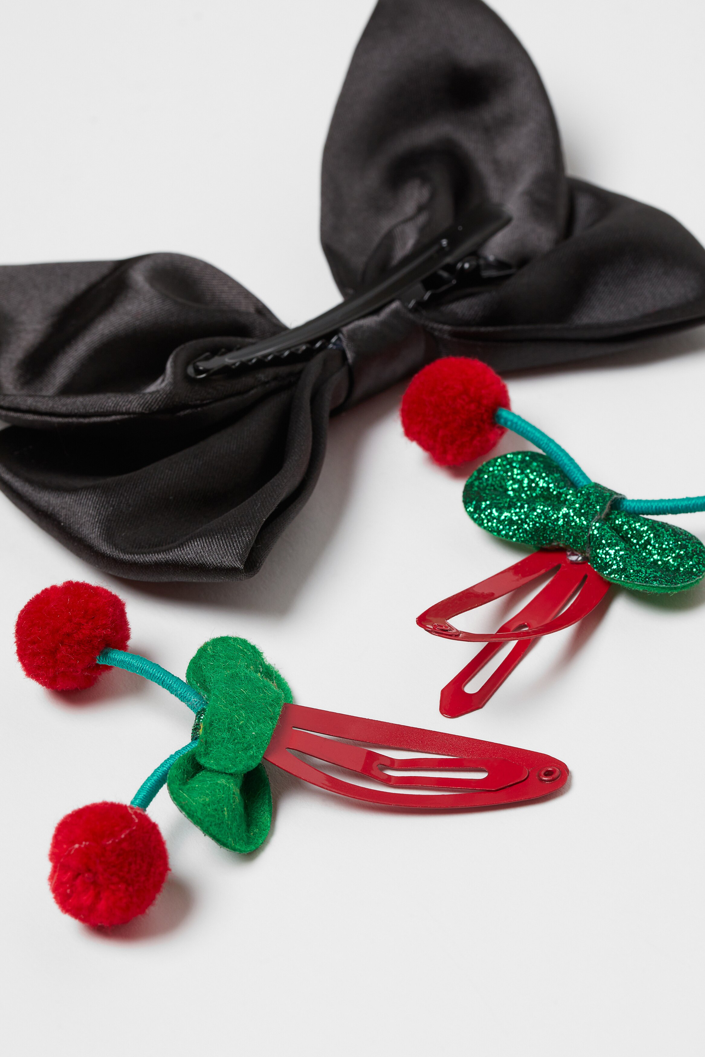 ヘアクリップ&ヘアピン - レッド／チェック - Kids | H&M JP