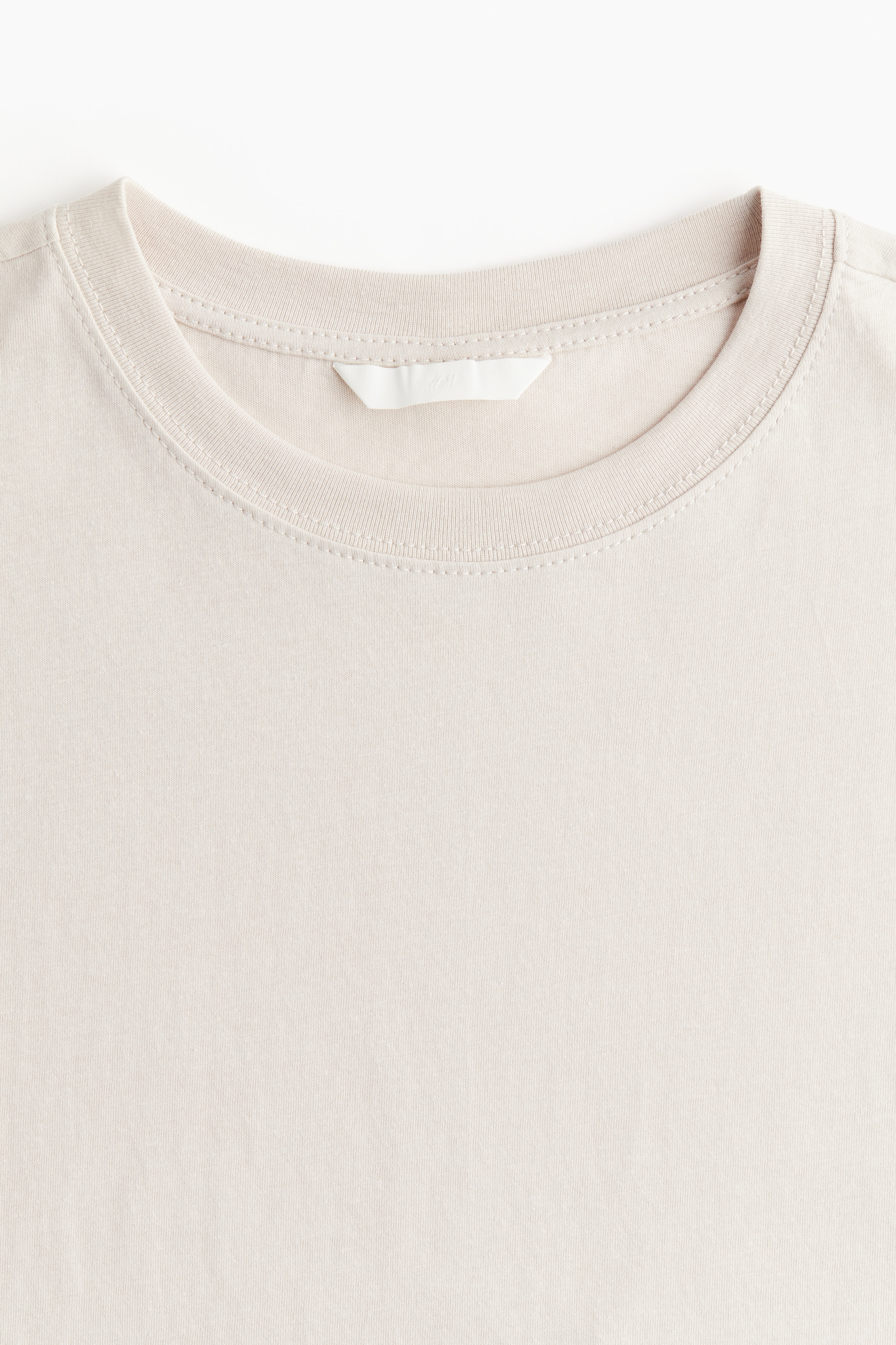 3 L オーバーサイズ　リブTシャツ　ベージュ 3 L オーバーサイズリブTシャツベージュ