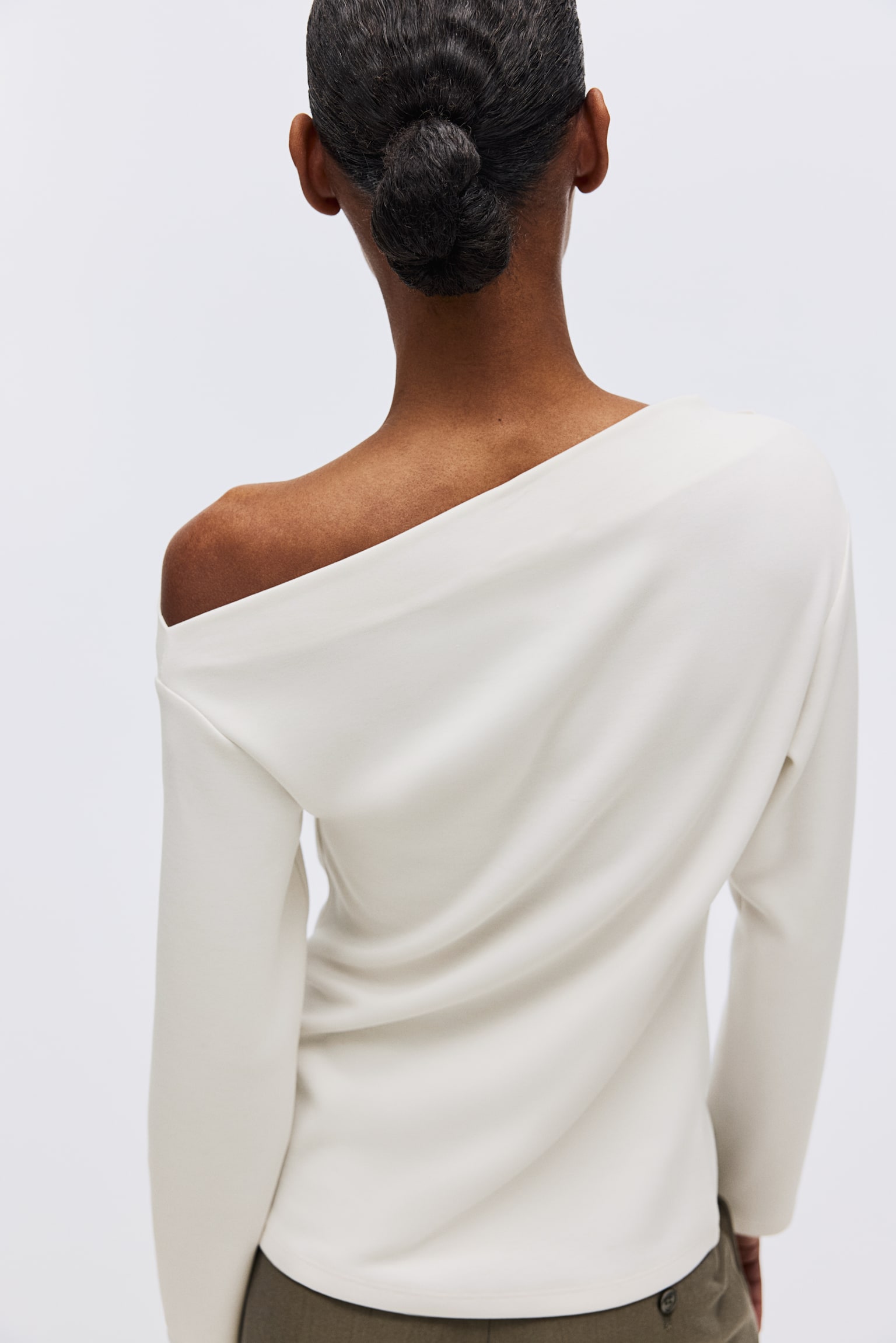 Asymmetric top - White/Black/Dark mole - 6