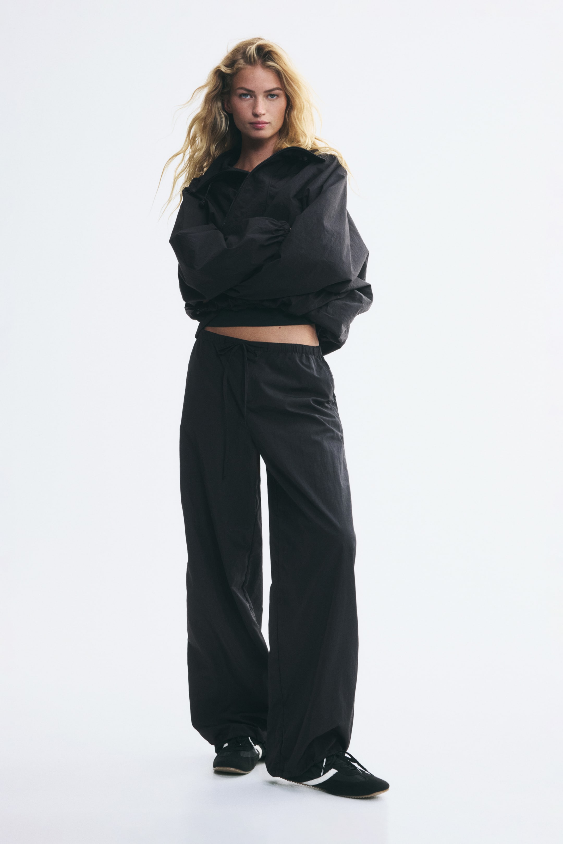 Nylon Parachute Pants
