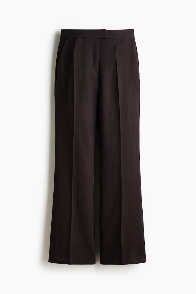 Bootcut Dress Pants - Dark brown/Khaki green/Light beige - 1