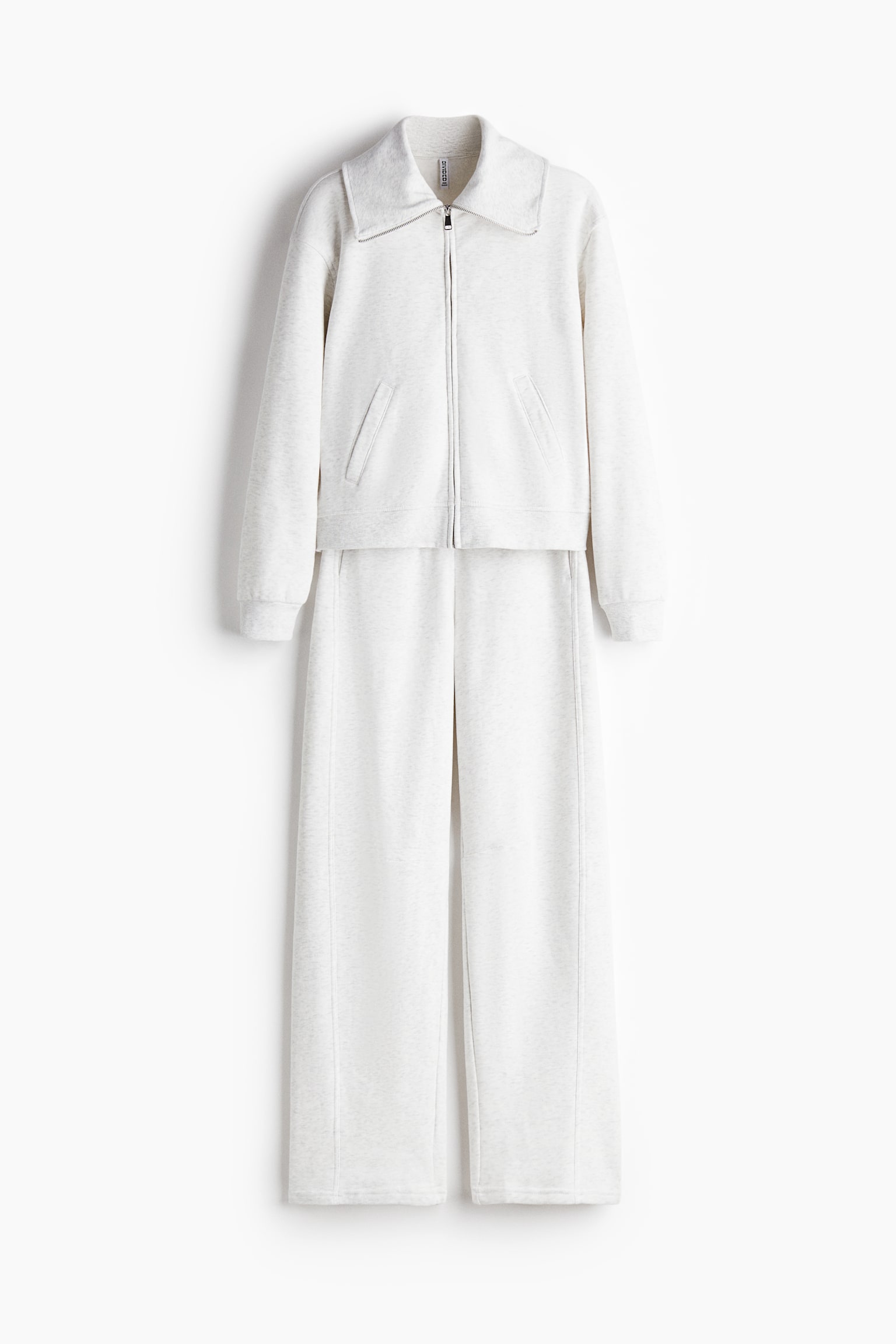 Комплекты H&M 2-piece Sweatsuit, цвет: Светлый серый меланжевый — фото 1
