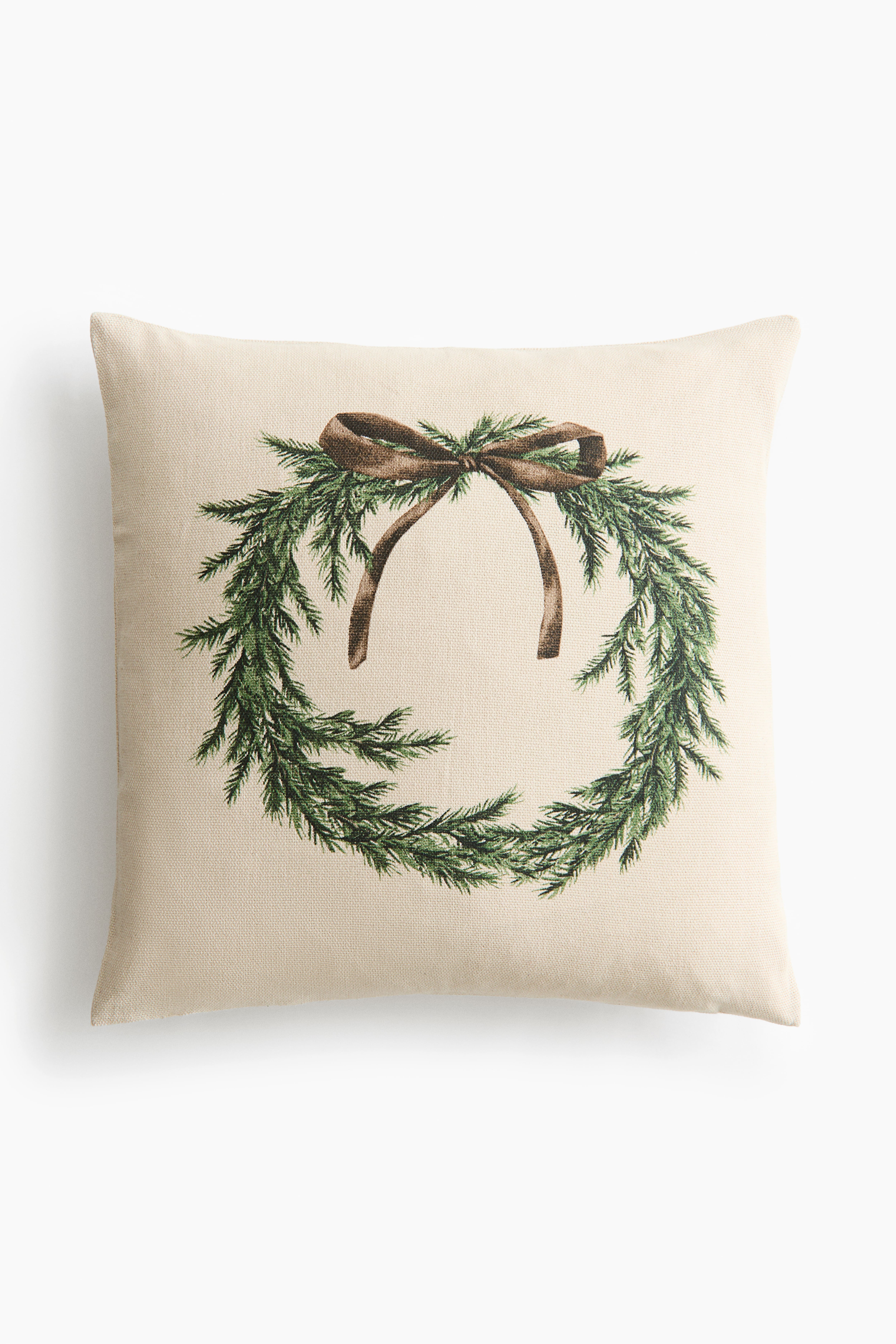 Housse de coussin en toile imprimée